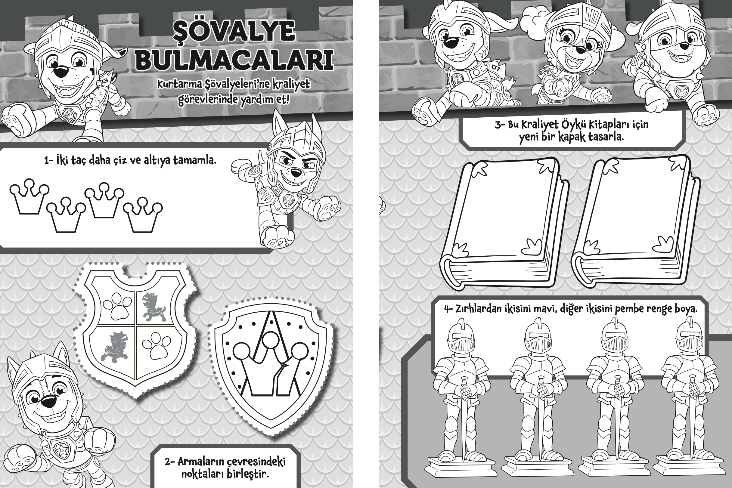 Paw Patrol -  Hav Hav Kurtarma Görevi Boyama Kitabı