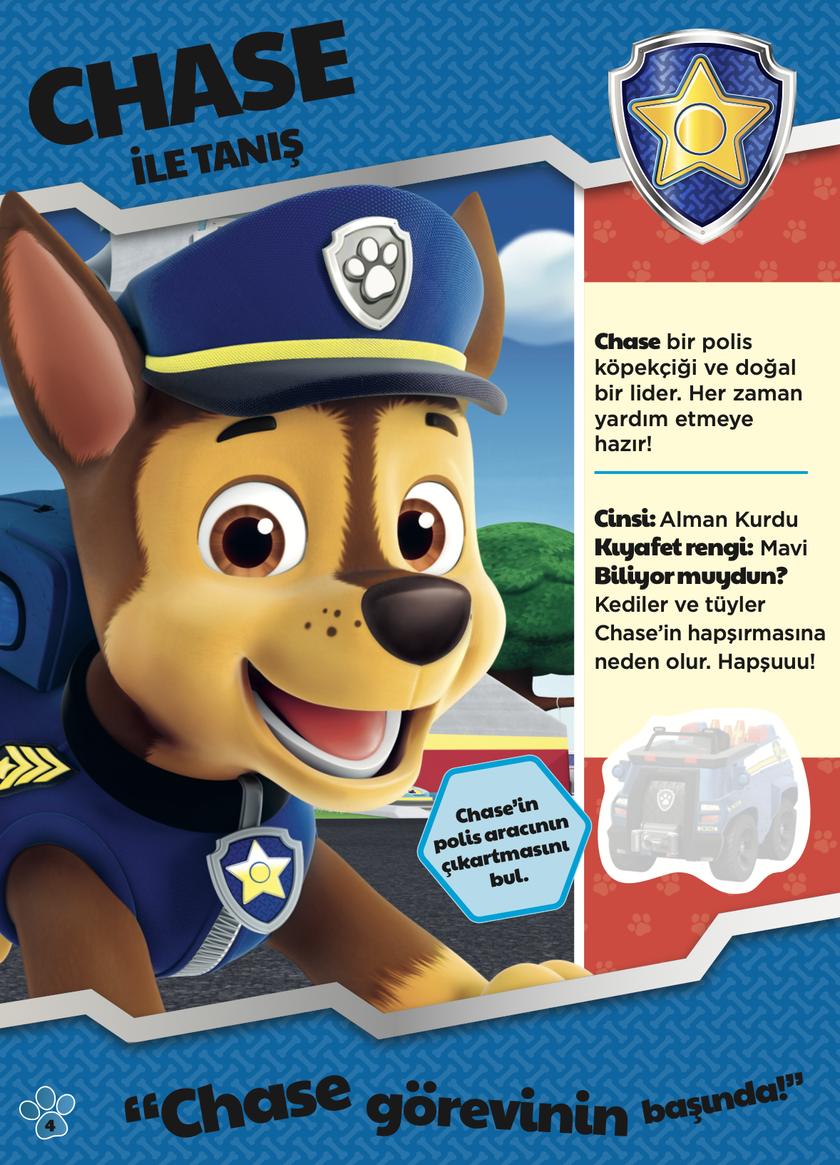 Paw Patrol -  Köpekçiklerle Tanış Çıkartmalı Faaliyet Kitabı