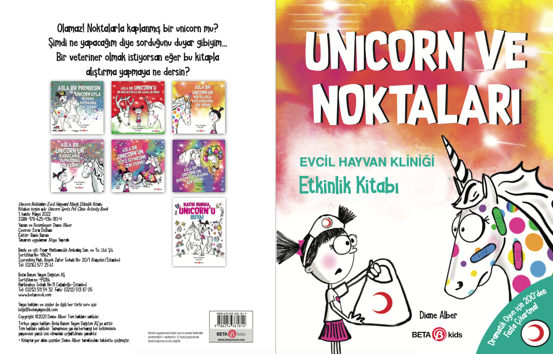 Unicorn Ve Noktaları Evcil Hayvan Kliniği - Etkinlik Kitabı