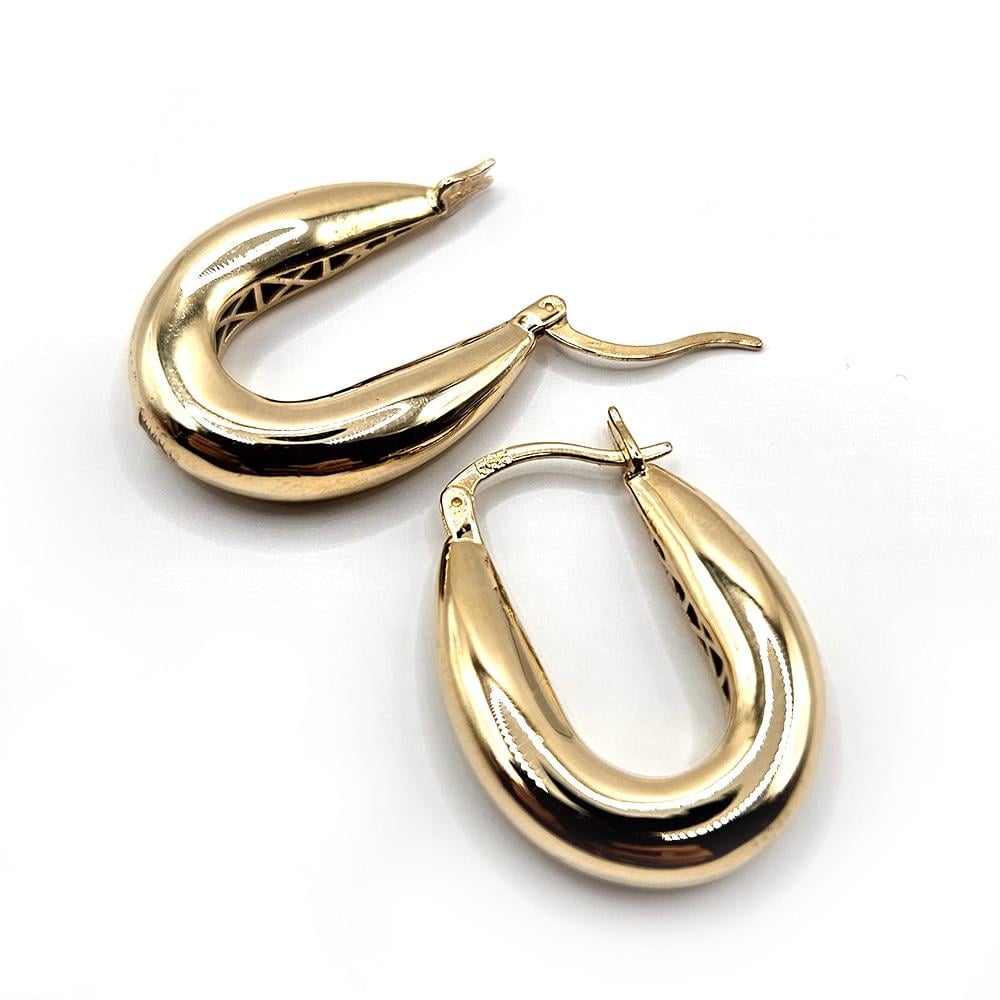 ALTIN HALKA KÜPE (14 Ayar / 3.24 gr)