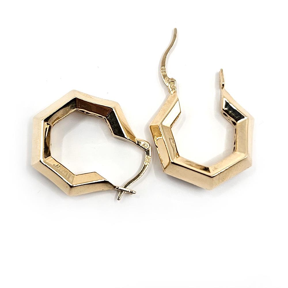 ALTIN HALKA KÜPE (14 Ayar / 3.44 gr)