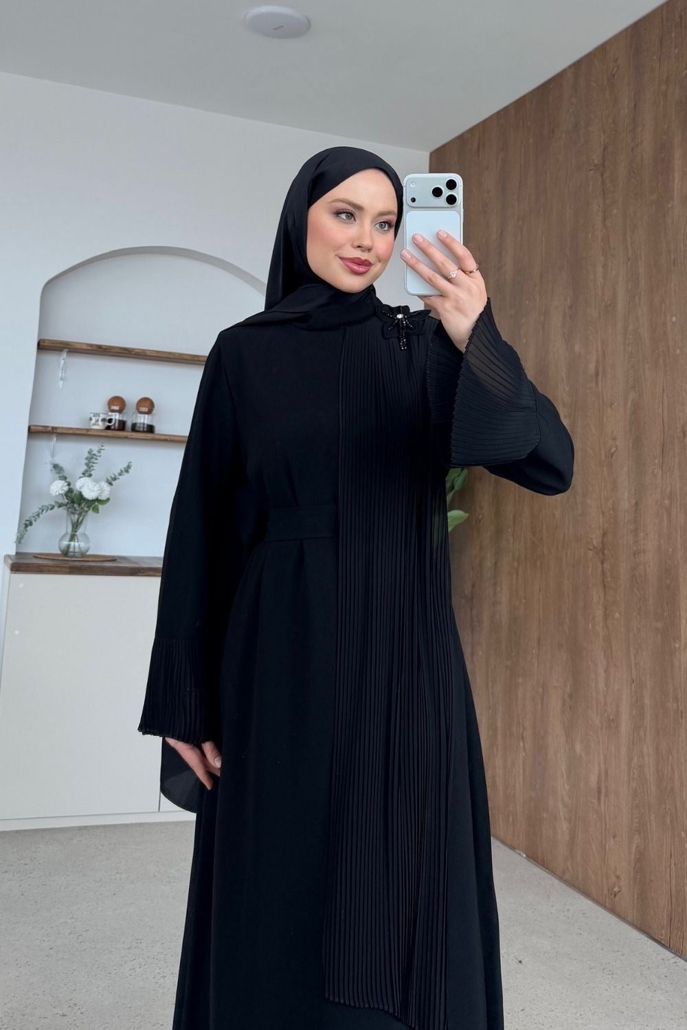 Alessa Kuşaklı Abiye Siyah