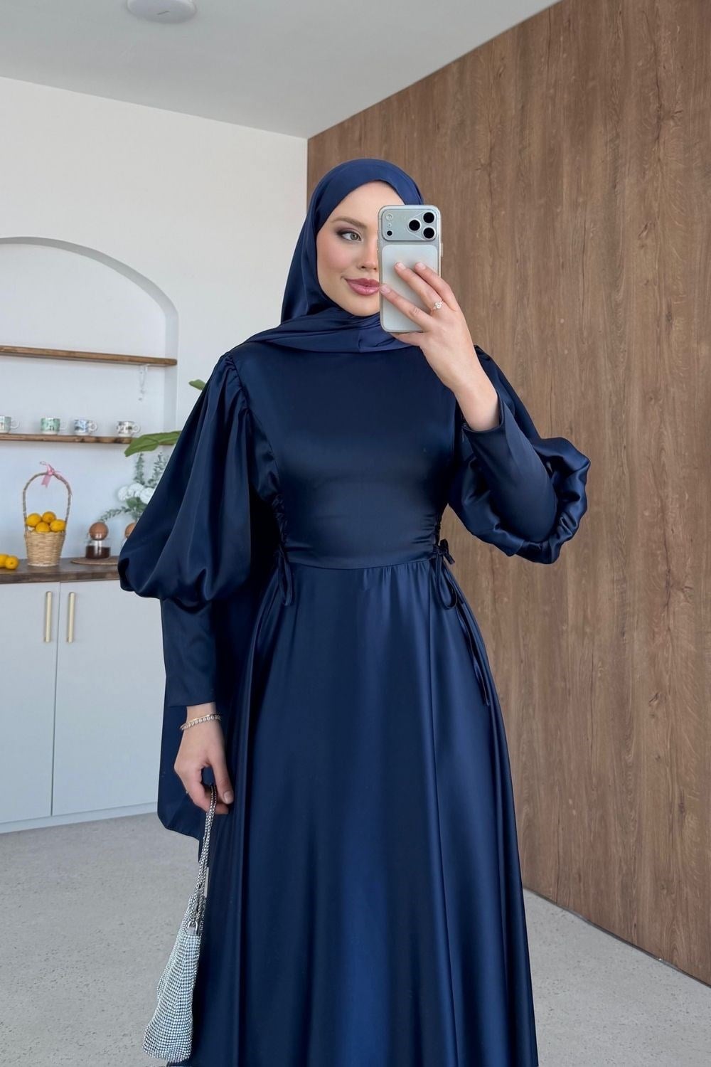 Ardina İpli Abiye Lacivert