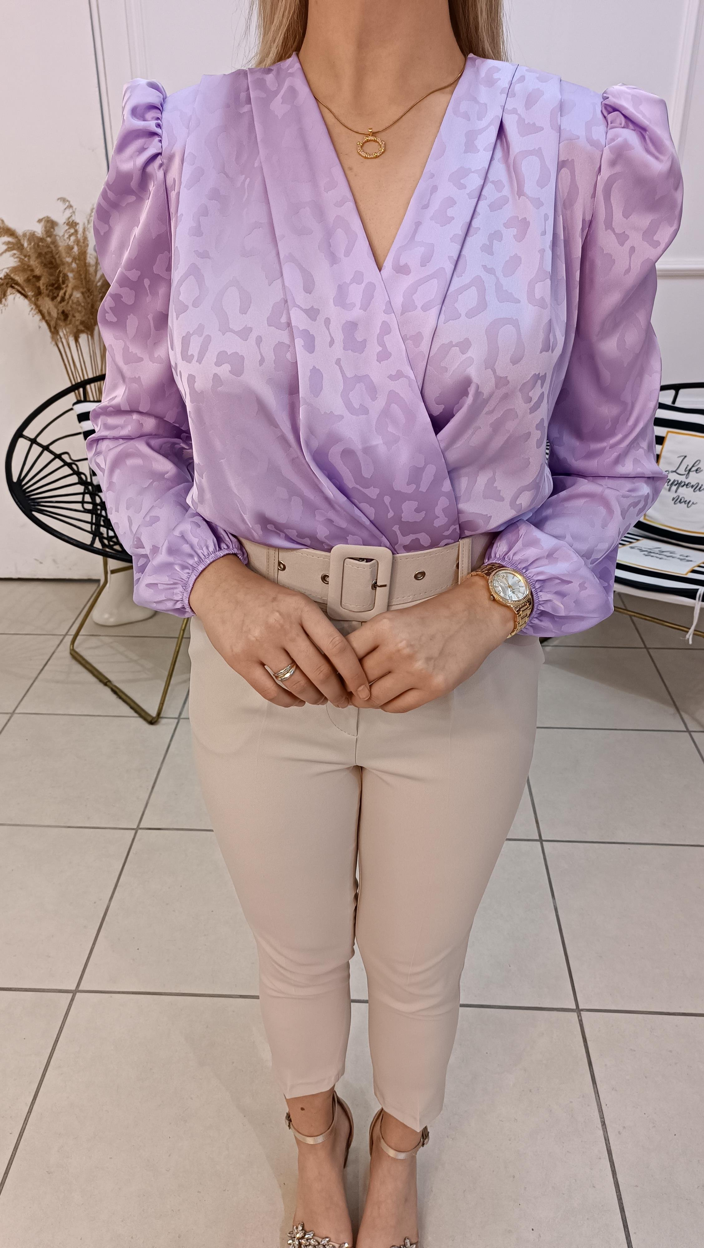 Omuzları Vatkalı Premium Kalite Saten Bodysuit