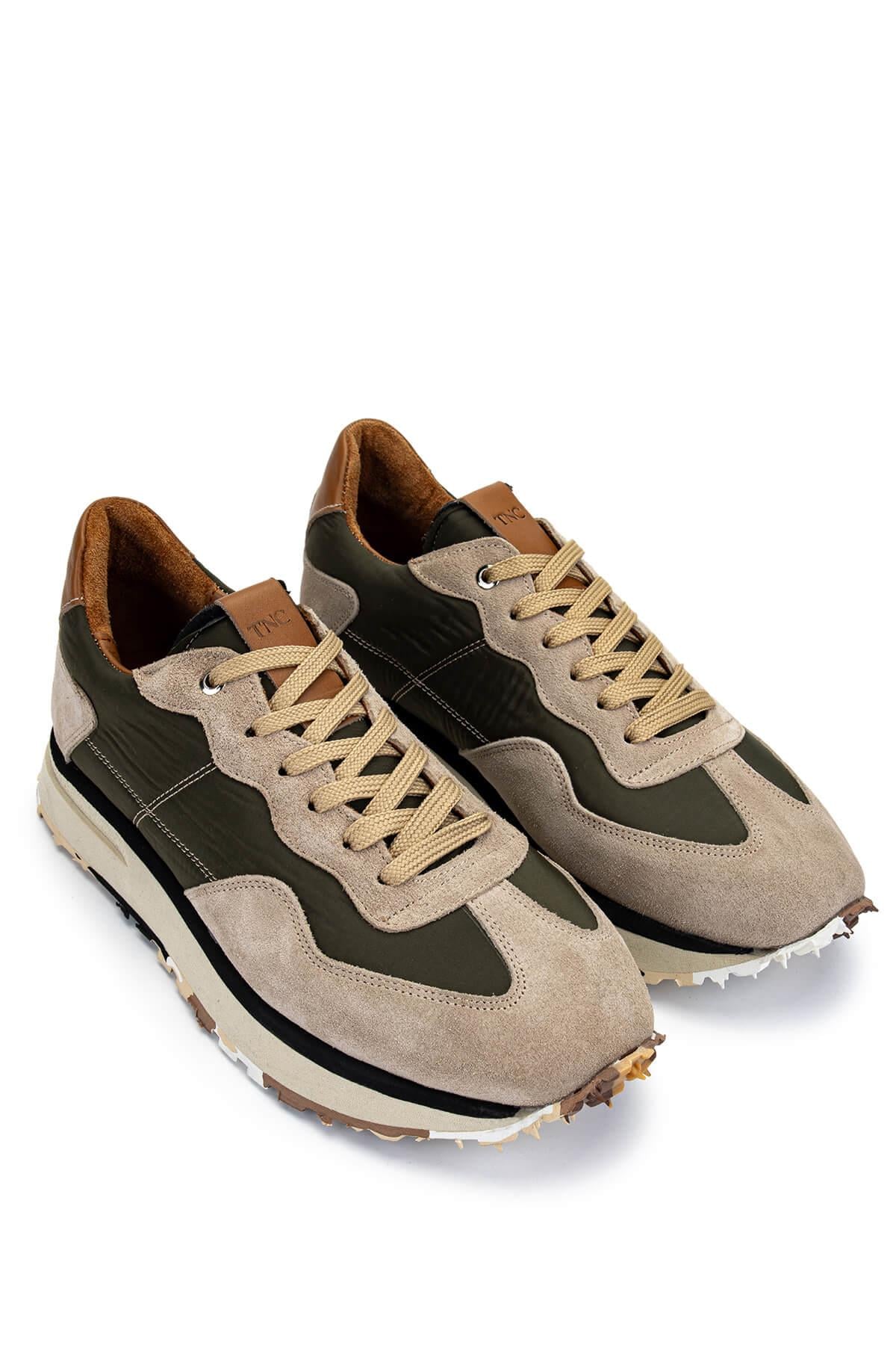 Tamer Tanca Vizon Süet Tamer Tanca Hakiki Deri Erkek Sneakers Spor Ayakkabı