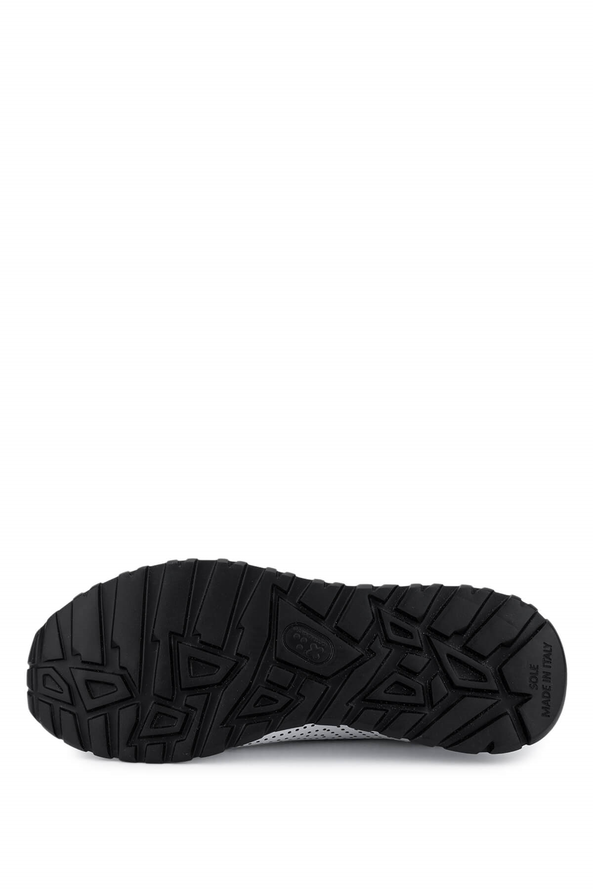 Tamer Tanca Beyaz Tamer Tanca Hakiki Erkek Deri Sneakers Spor Ayakkabı