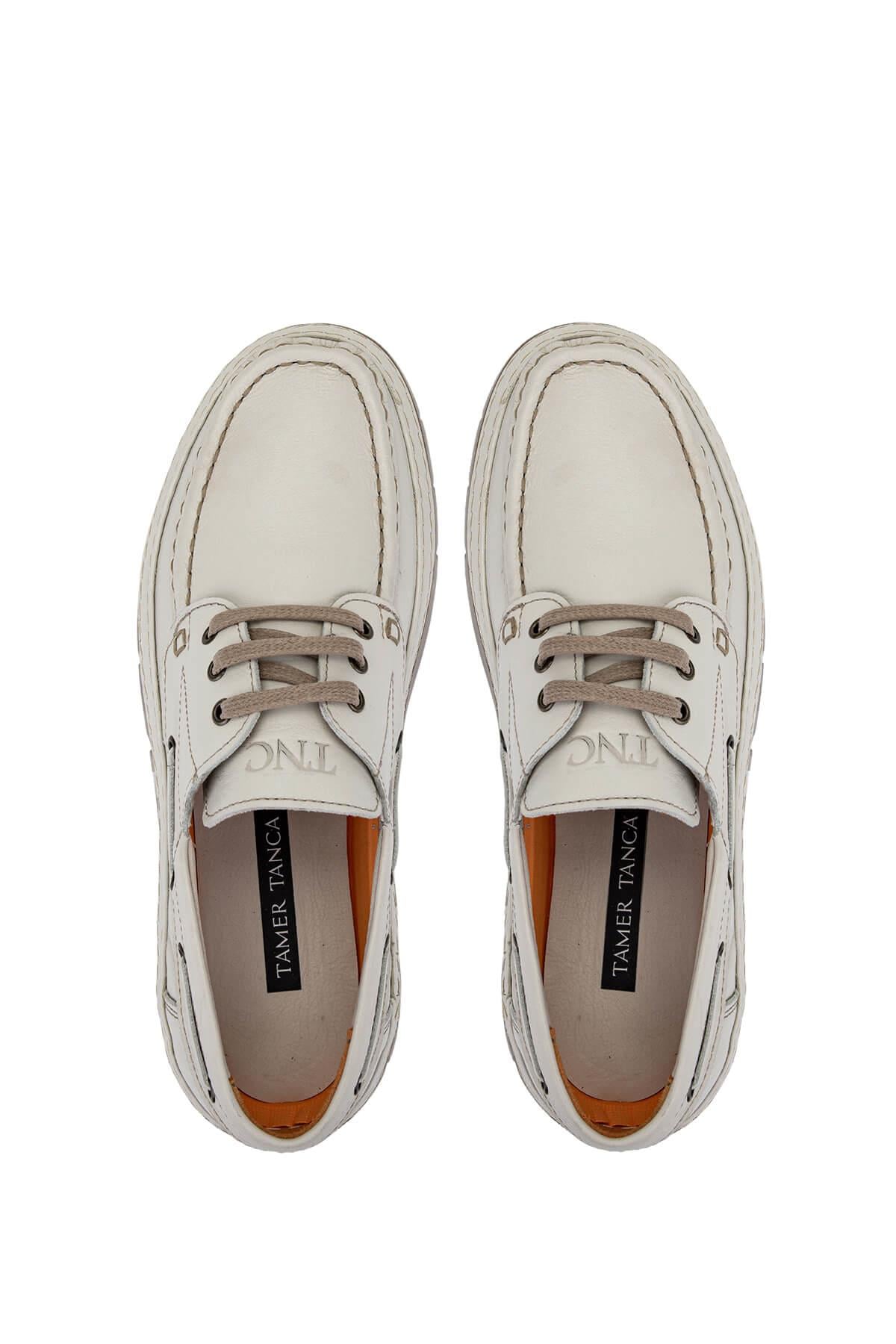 Tamer Tanca Lacivert Nubuk Tamer Tanca Hakiki Deri Erkek Casual Ayakkabı