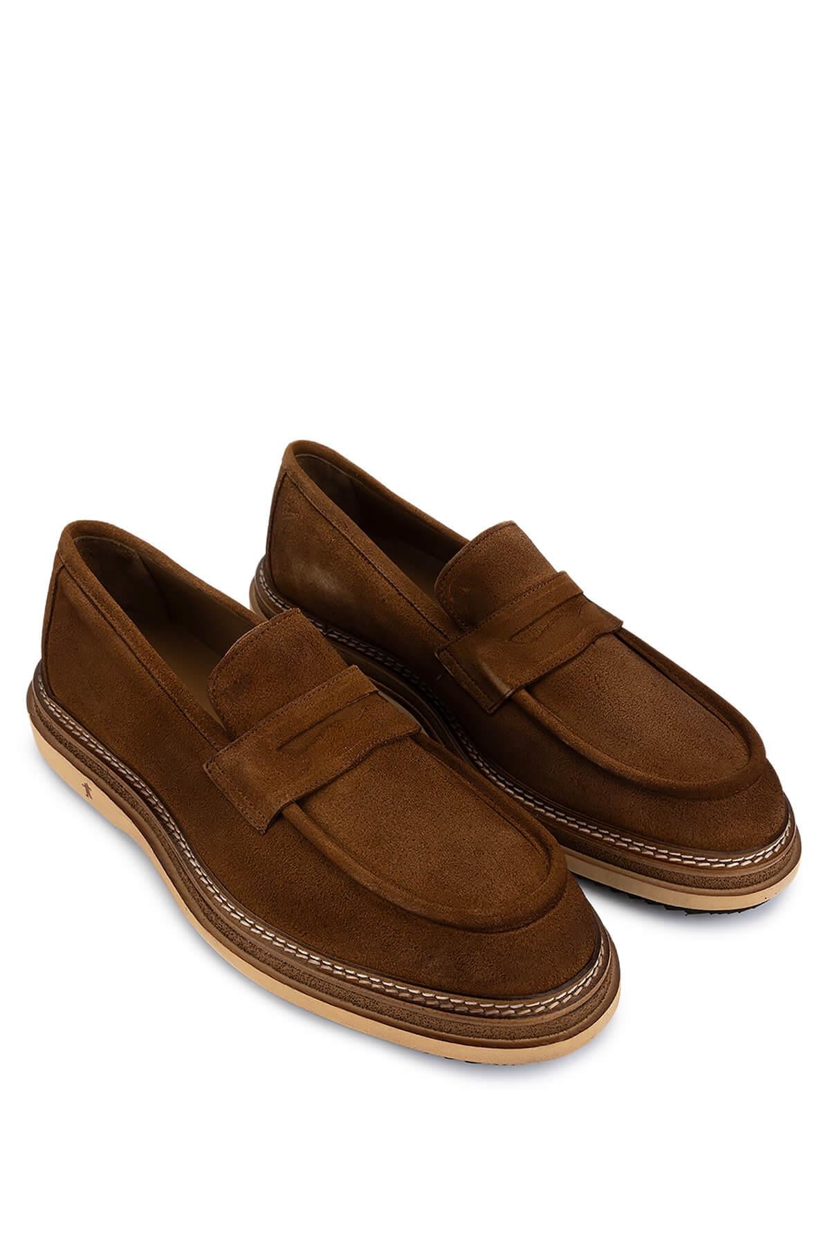 Tamer Tanca Taba Tamer Tanca Hakiki Deri Erkek Loafer Ayakkabı