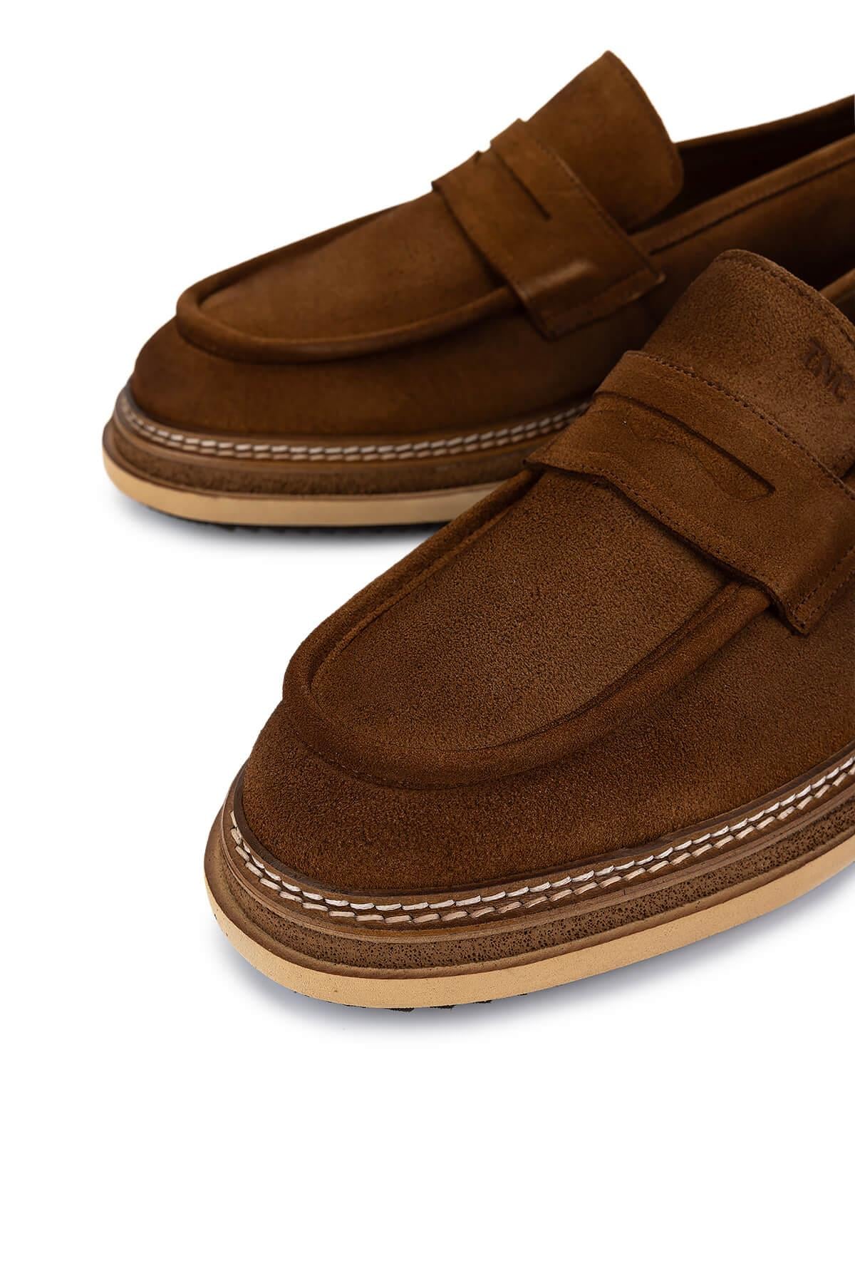 Tamer Tanca Taba Tamer Tanca Hakiki Deri Erkek Loafer Ayakkabı