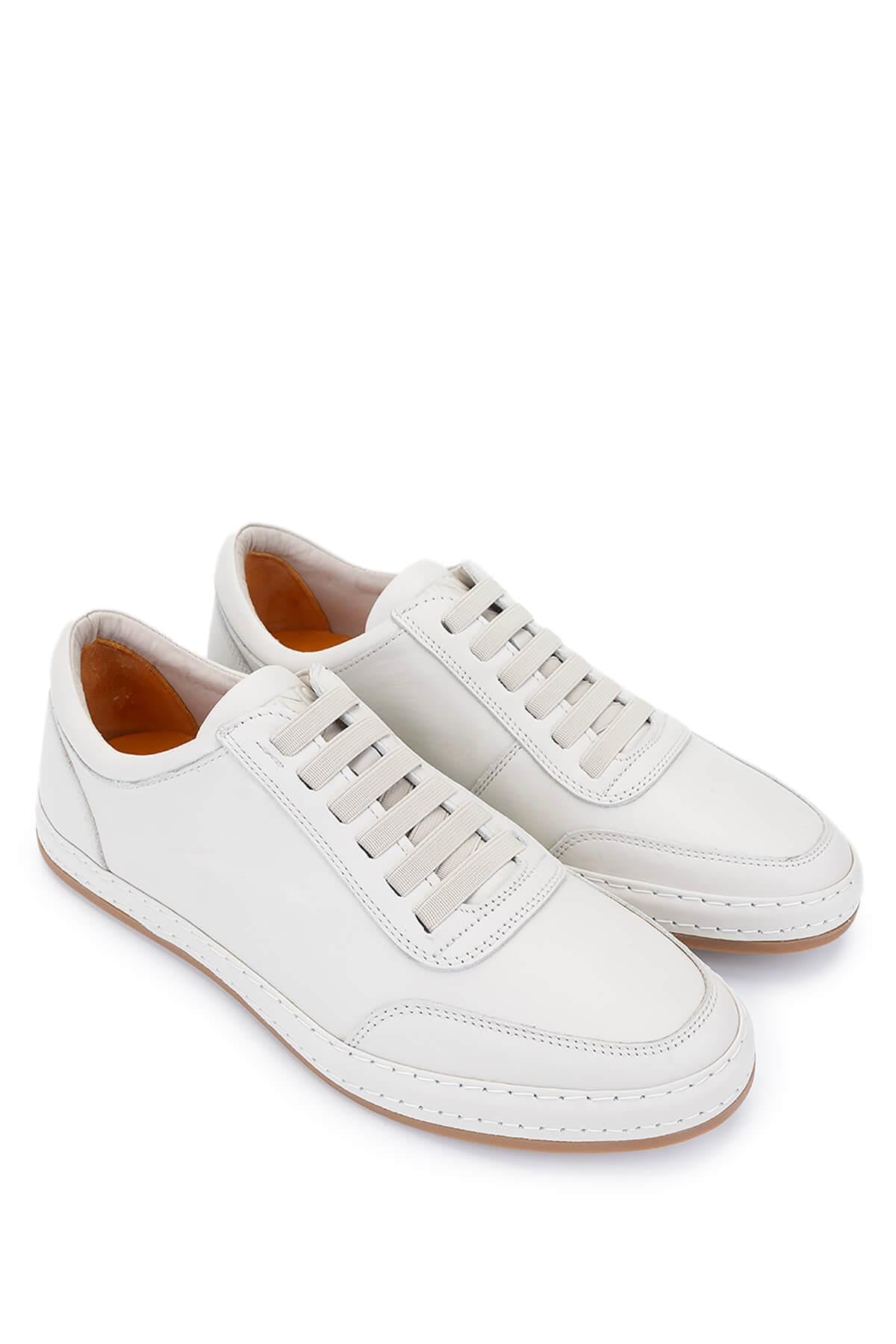 Tamer Tanca Vizon Nubuk Tamer Tanca Hakiki Erkek Deri Sneakers Spor Ayakkabı