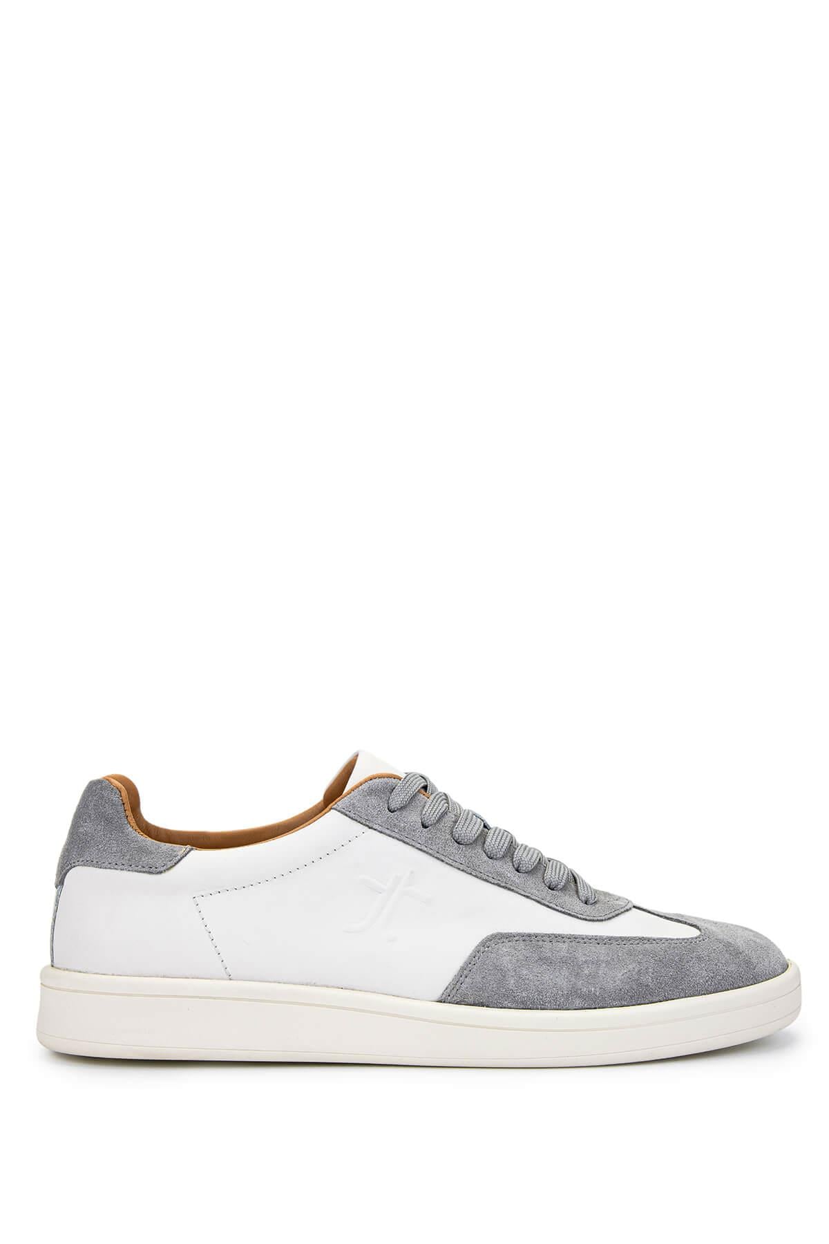 Tamer Tanca Vizon Tamer Tanca Hakiki Erkek Deri Sneakers Spor Ayakkabı