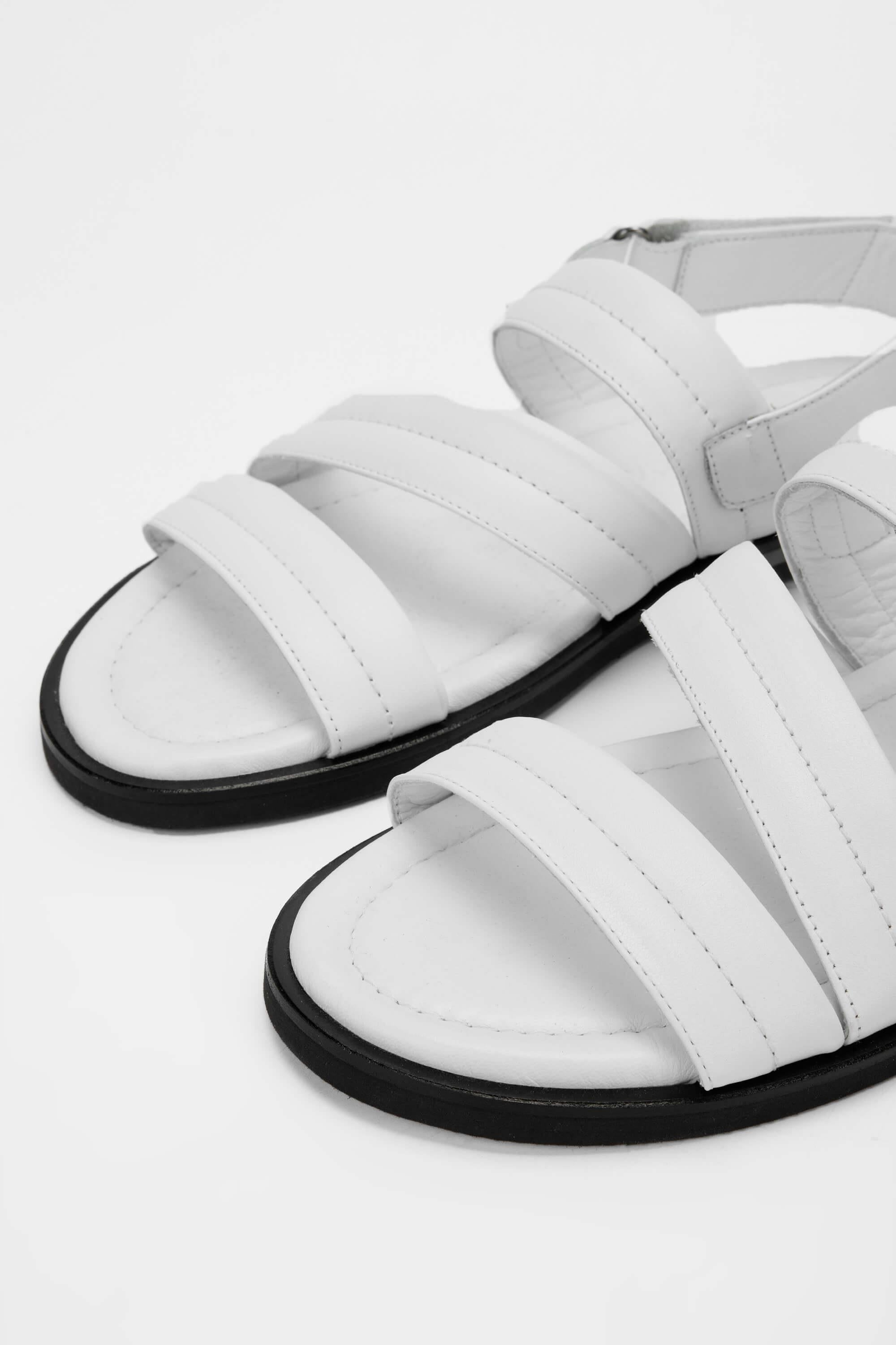 Tamer Tanca Lacivert Tamer Tanca Hakiki Erkek Deri Düz Sandalet