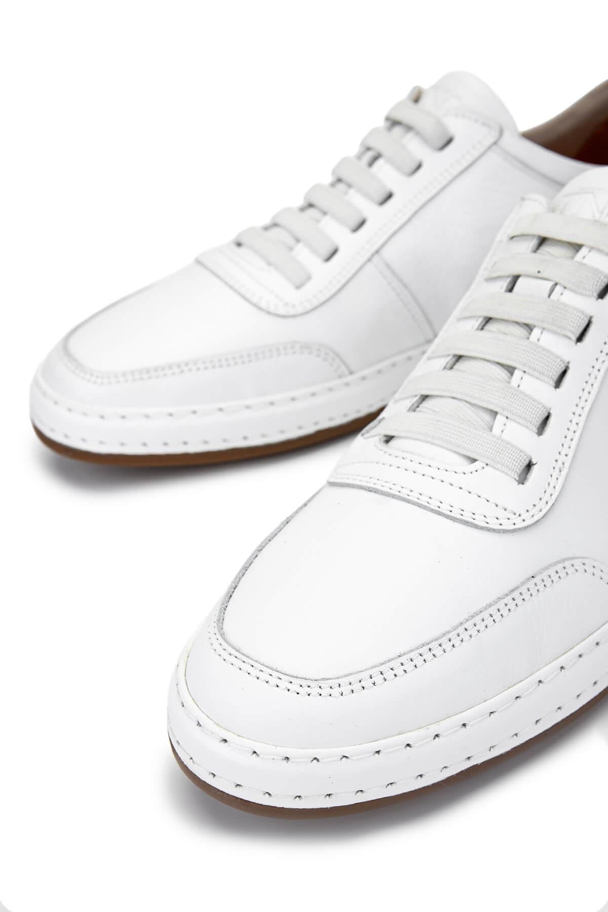 Tamer Tanca Vizon Nubuk Tamer Tanca Hakiki Erkek Deri Sneakers Spor Ayakkabı