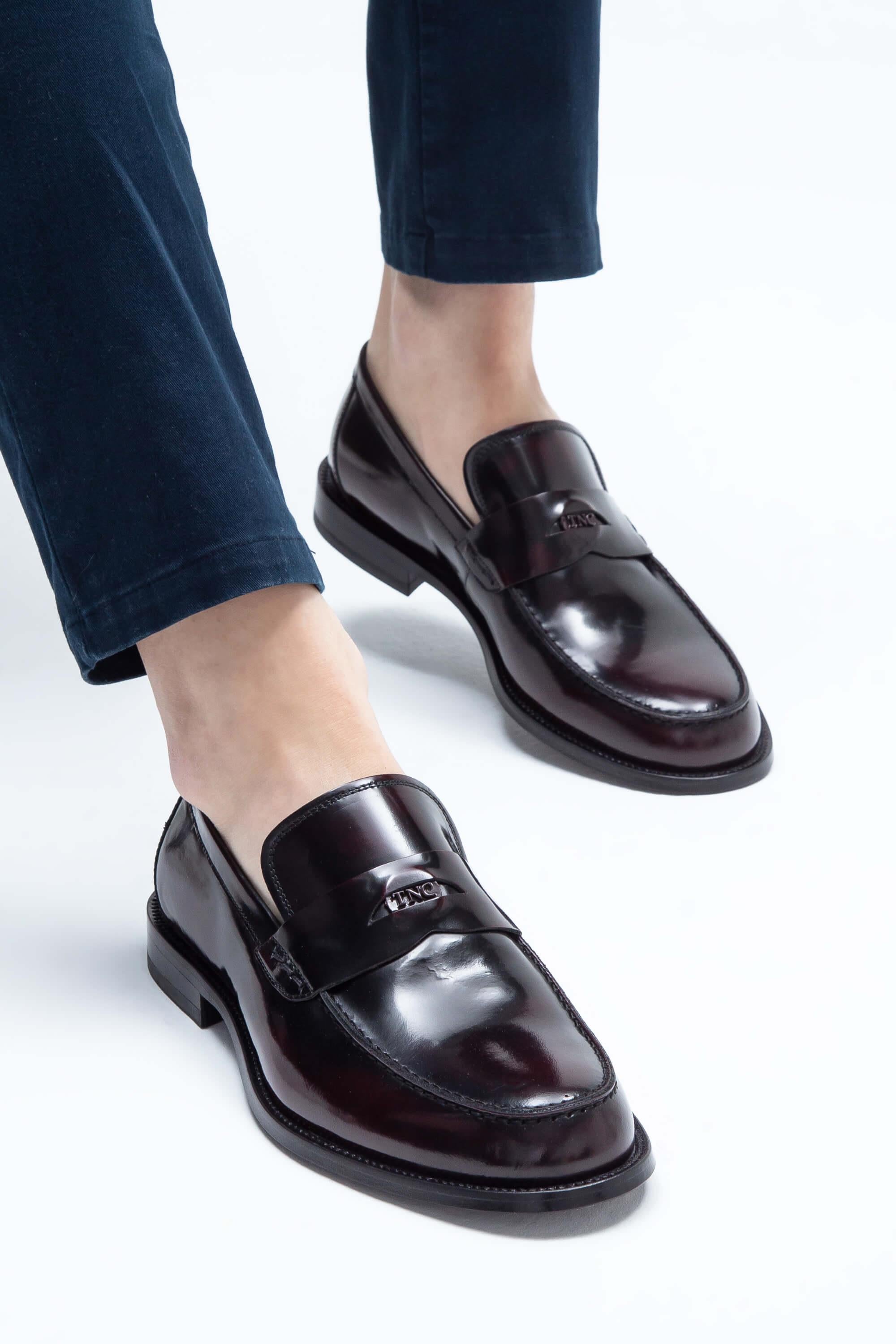 Tamer Tanca Siyah Açma Tamer Tanca Hakiki Deri Erkek Makosen Ayakkabı