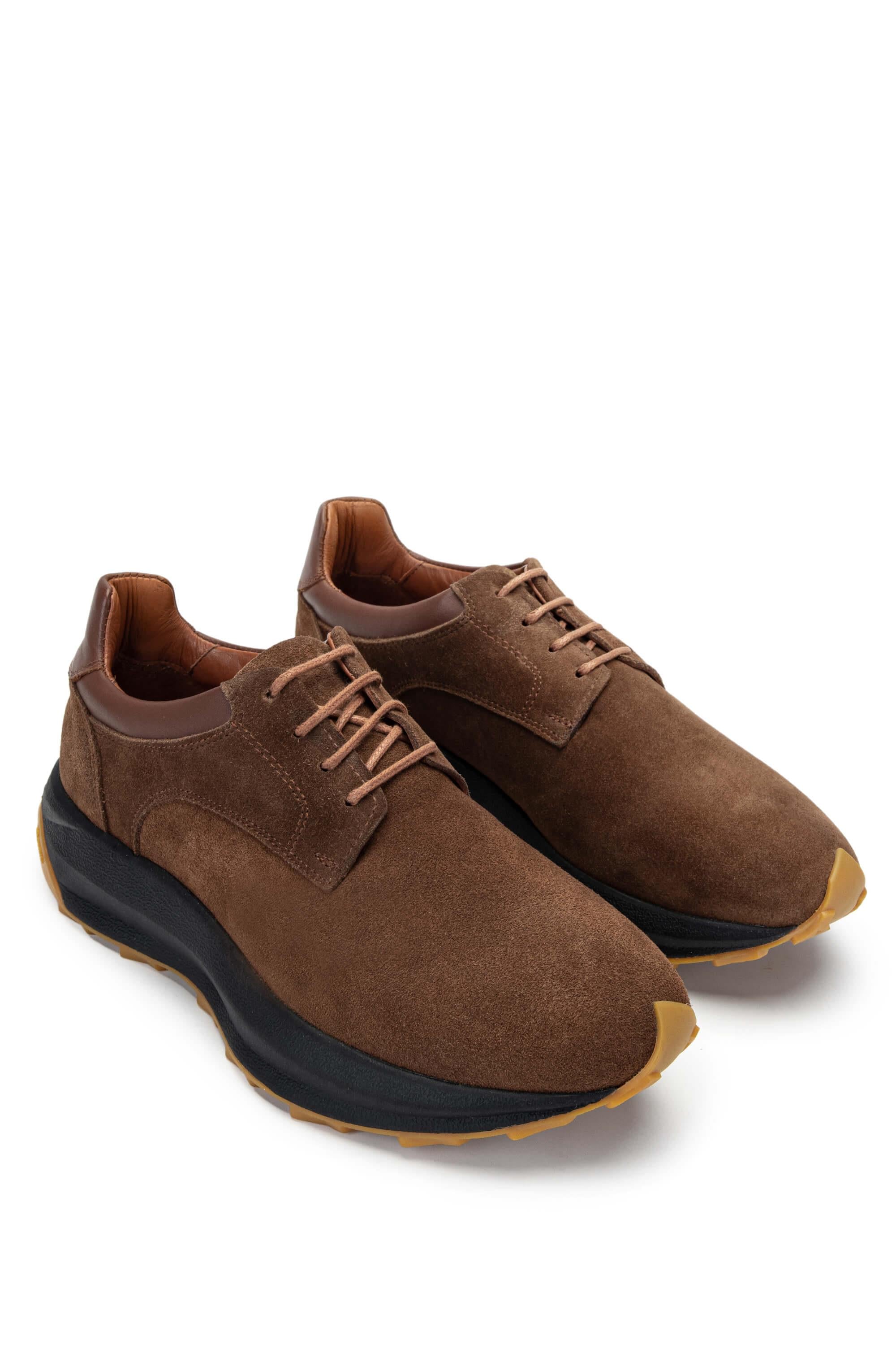 Tamer Tanca Lacivert Tamer Tanca Hakiki Erkek Deri Sneakers Spor Ayakkabı