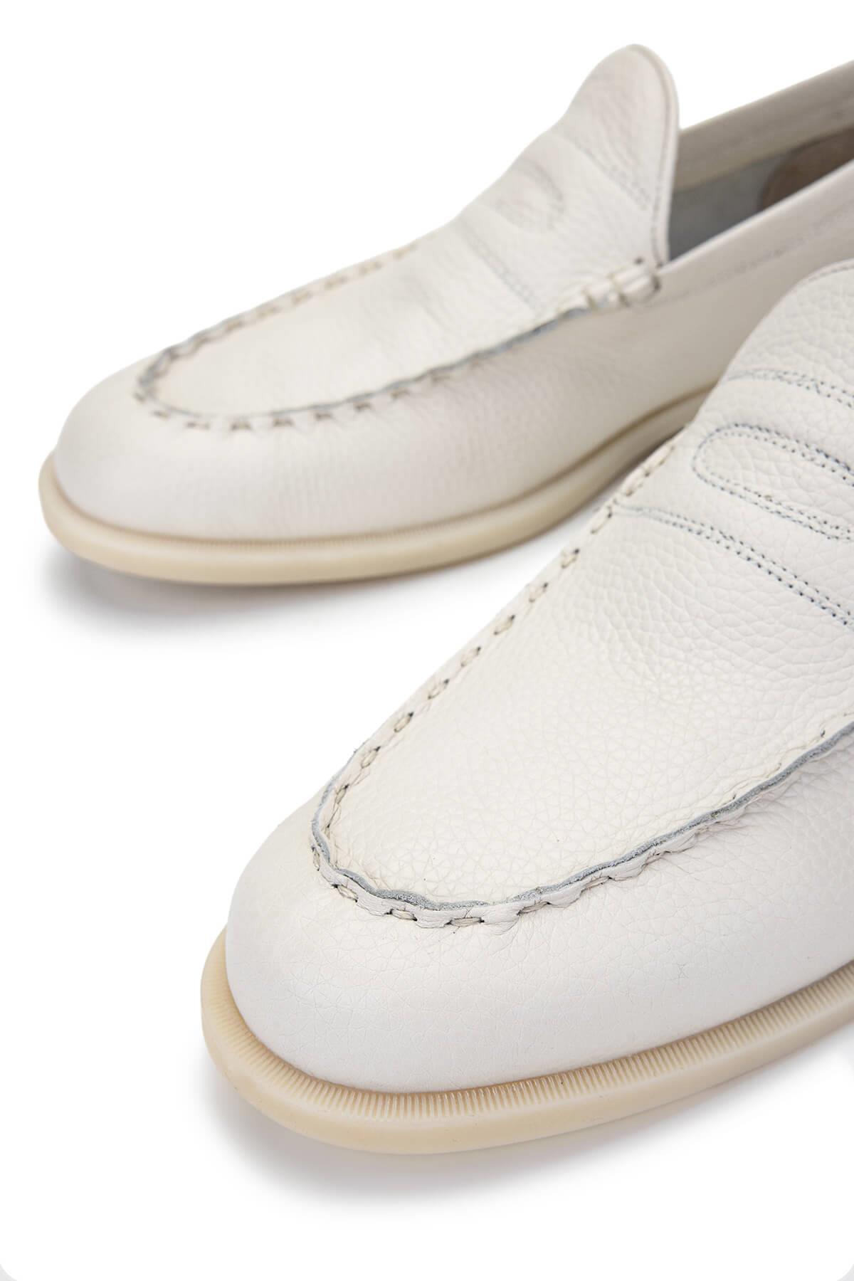 Tamer Tanca Lacivert Tamer Tanca Hakiki Erkek Deri Loafer Ayakkabı