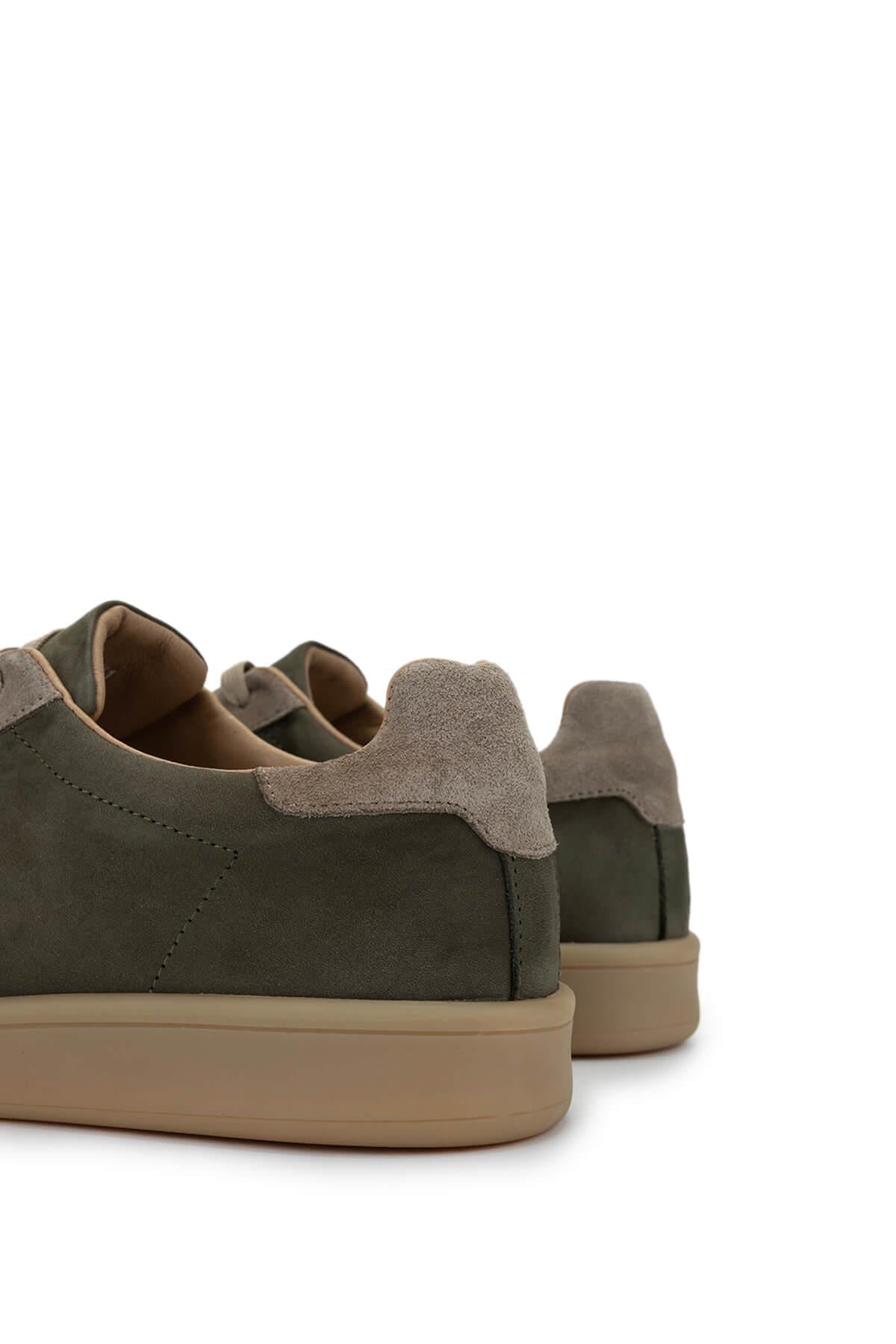 Tamer Tanca Vizon Tamer Tanca Hakiki Erkek Deri Sneakers Spor Ayakkabı