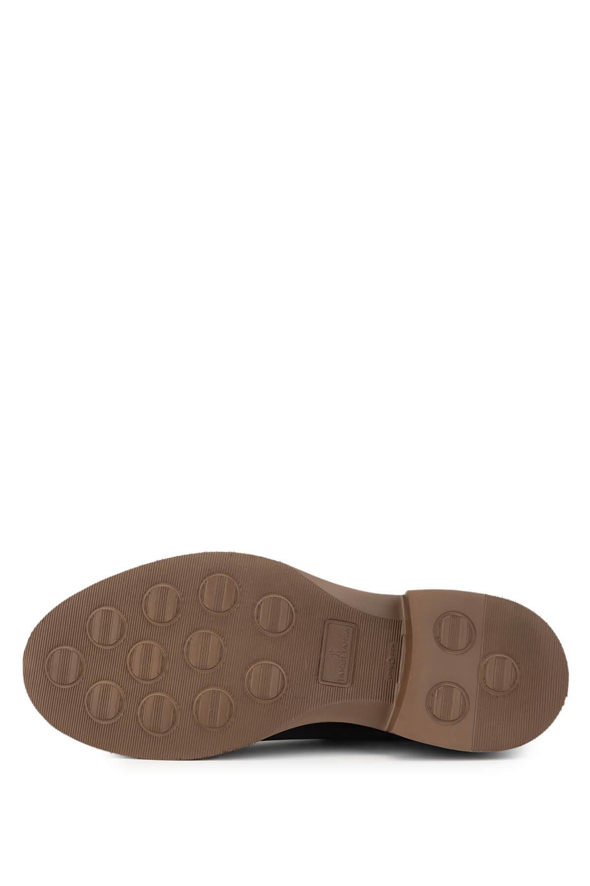 Tamer Tanca Gri Tamer Tanca Hakiki Erkek Deri Casual Bot