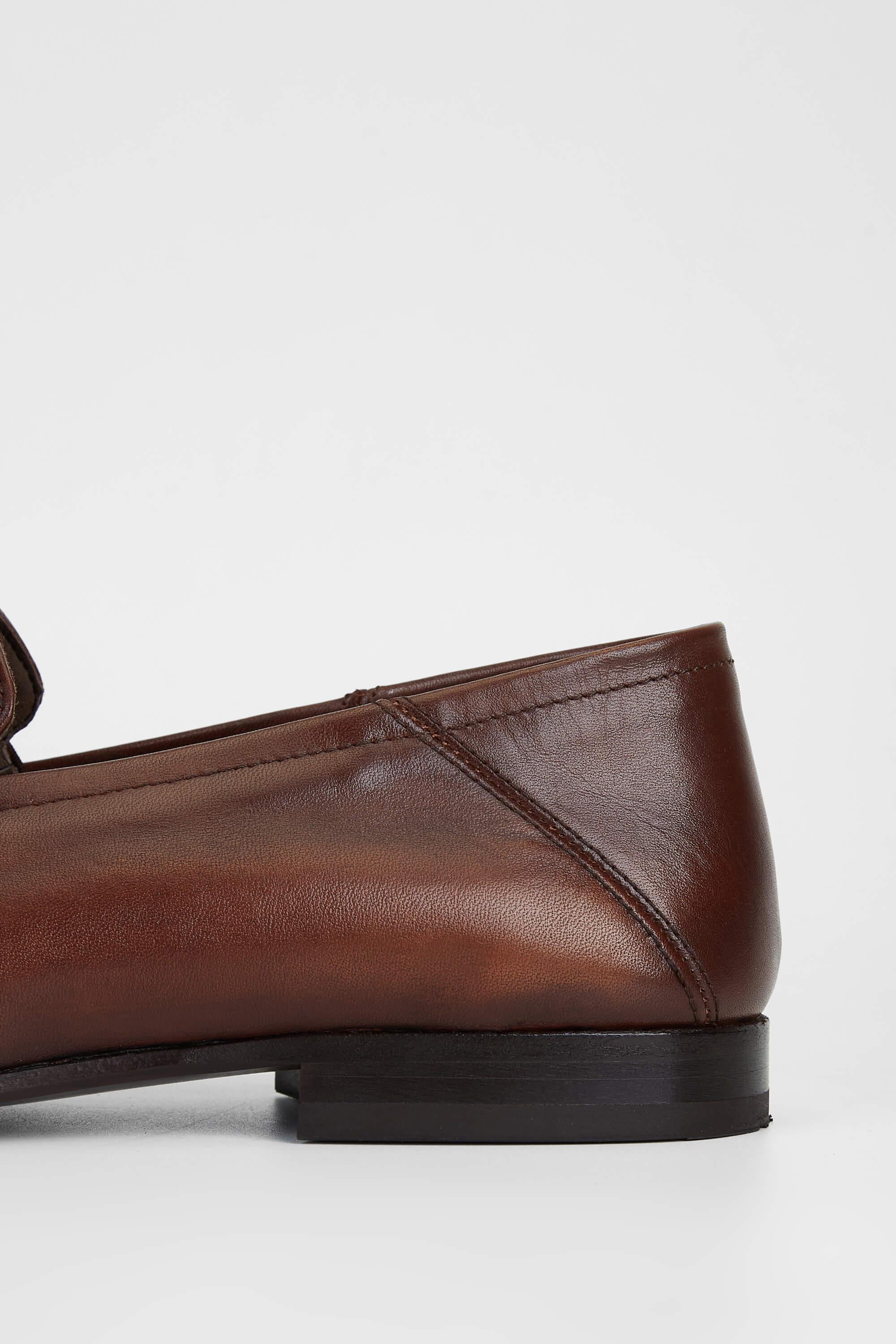 Tamer Tanca Siyah Tamer Tanca Hakiki Erkek Deri Loafer Ayakkabı