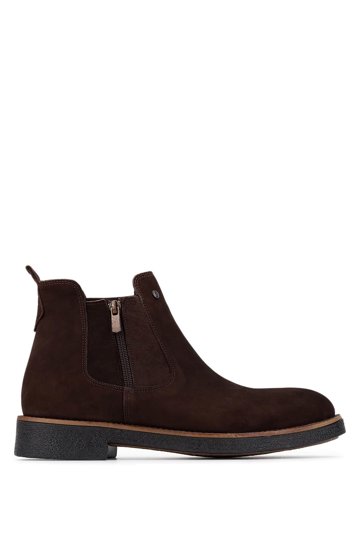 Tamer Tanca Siyah Nubuk Tamer Tanca Hakiki Deri Erkek Casual Bot