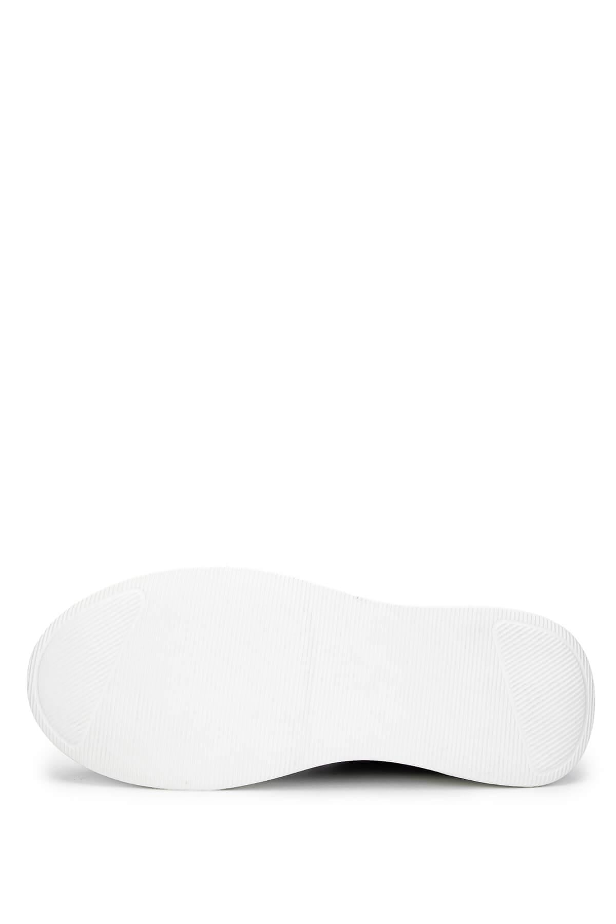 Tamer Tanca Beyaz Tamer Tanca Hakiki Erkek Deri Sneakers Spor Ayakkabı