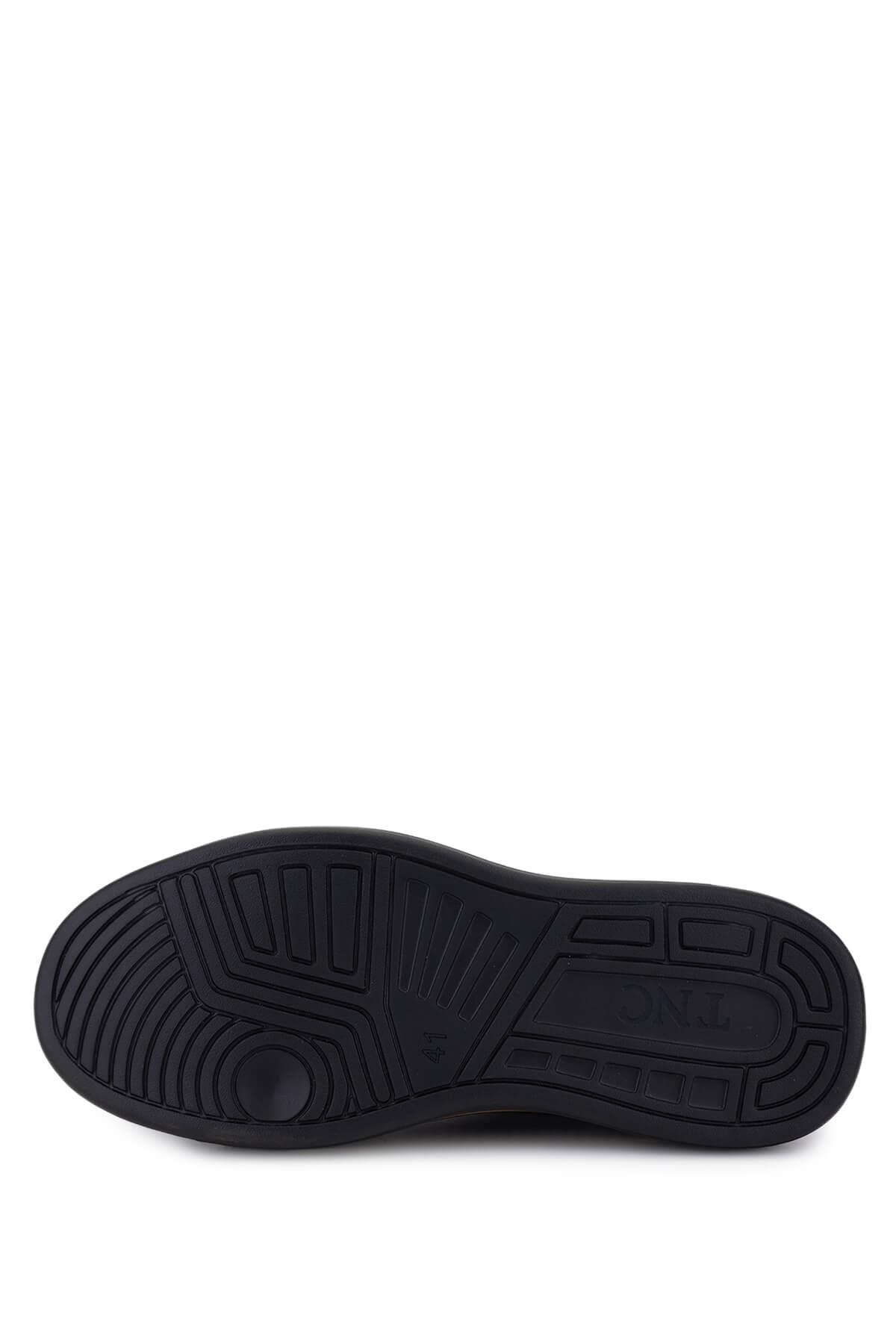 Tamer Tanca Beyaz Tamer Tanca Hakiki Erkek Deri Sneakers Spor Ayakkabı