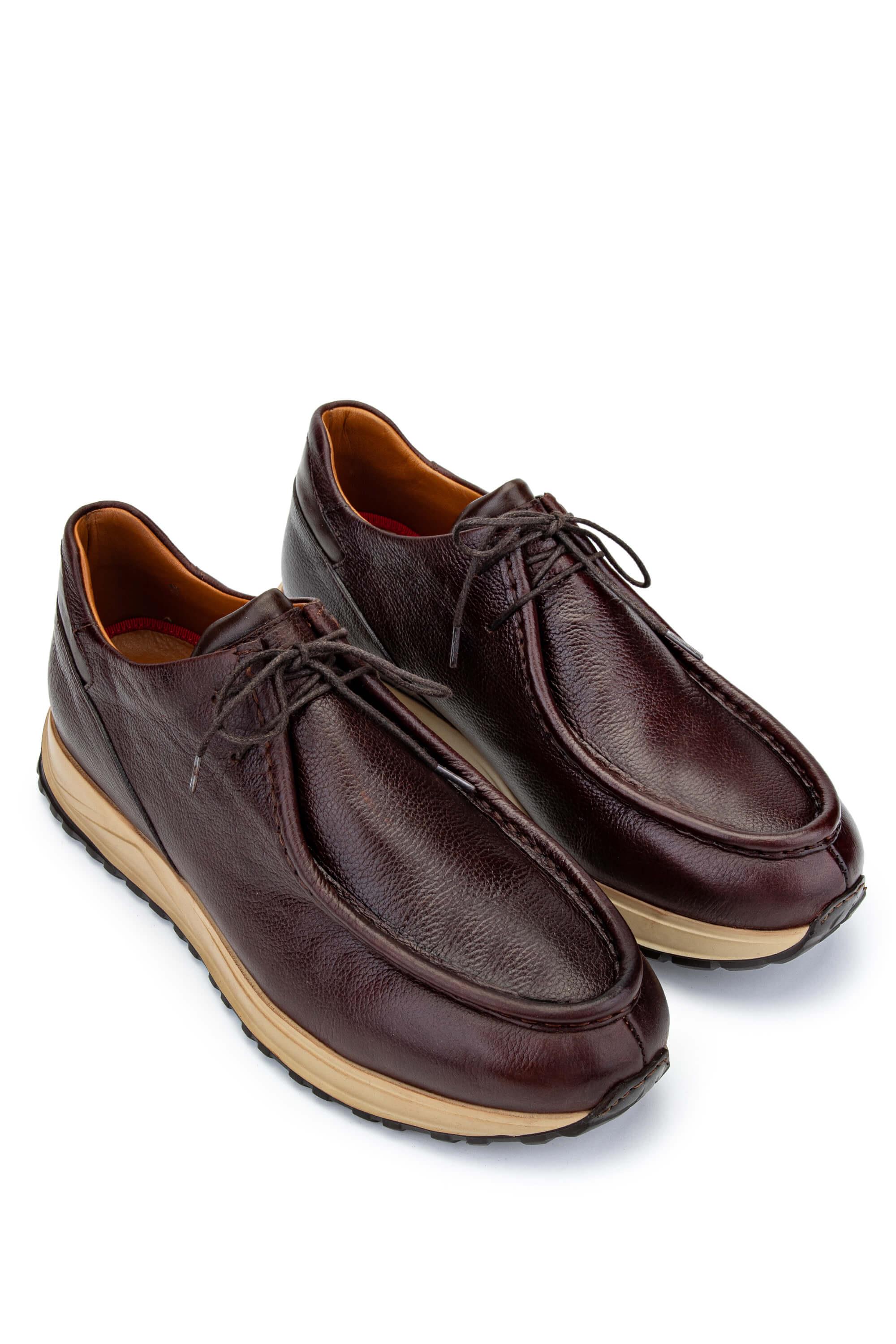 Tamer Tanca Siyah Tamer Tanca Hakiki Erkek Deri Deri Casual Ayakkabı