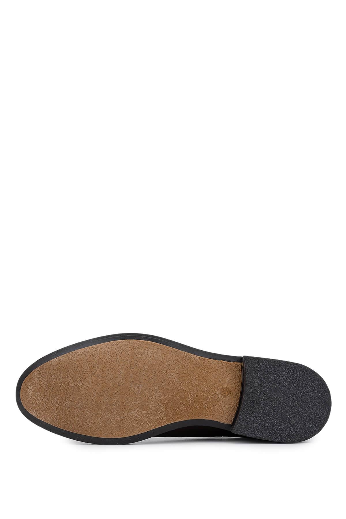 Tamer Tanca Siyah Nubuk Tamer Tanca Hakiki Deri Erkek Casual Bot