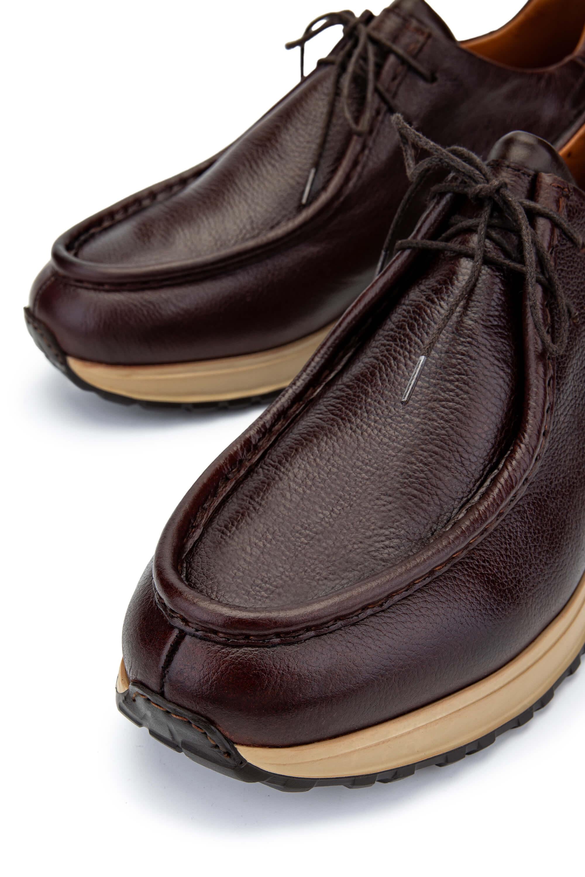 Tamer Tanca Siyah Tamer Tanca Hakiki Erkek Deri Deri Casual Ayakkabı