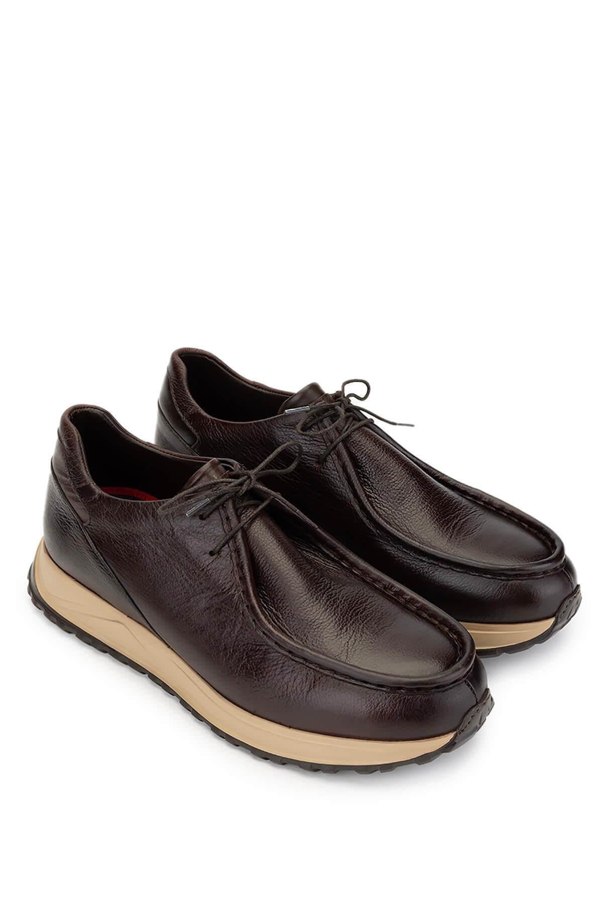 Tamer Tanca Siyah Tamer Tanca Hakiki Erkek Deri Deri Casual Ayakkabı