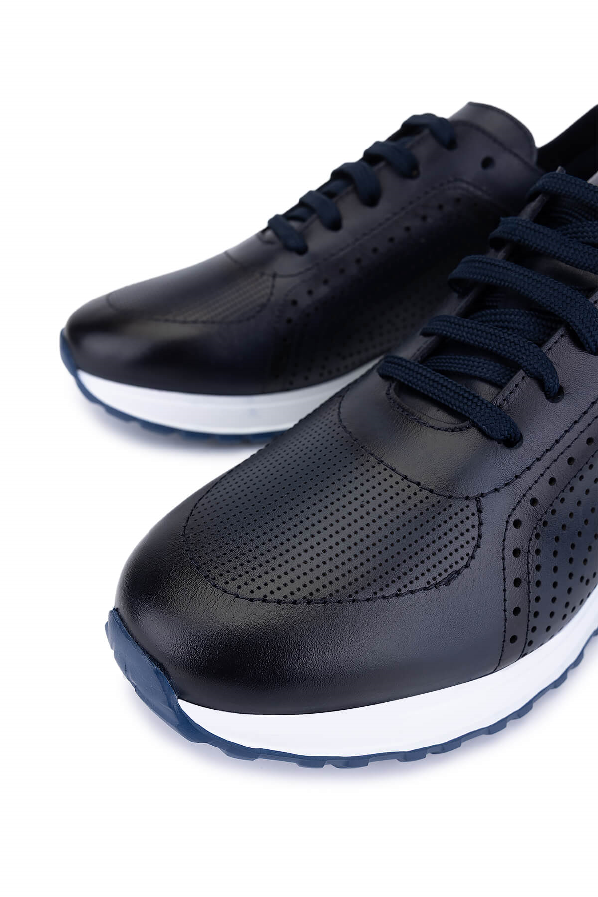 Tamer Tanca Beyaz Tamer Tanca Hakiki Erkek Deri Sneakers Spor Ayakkabı