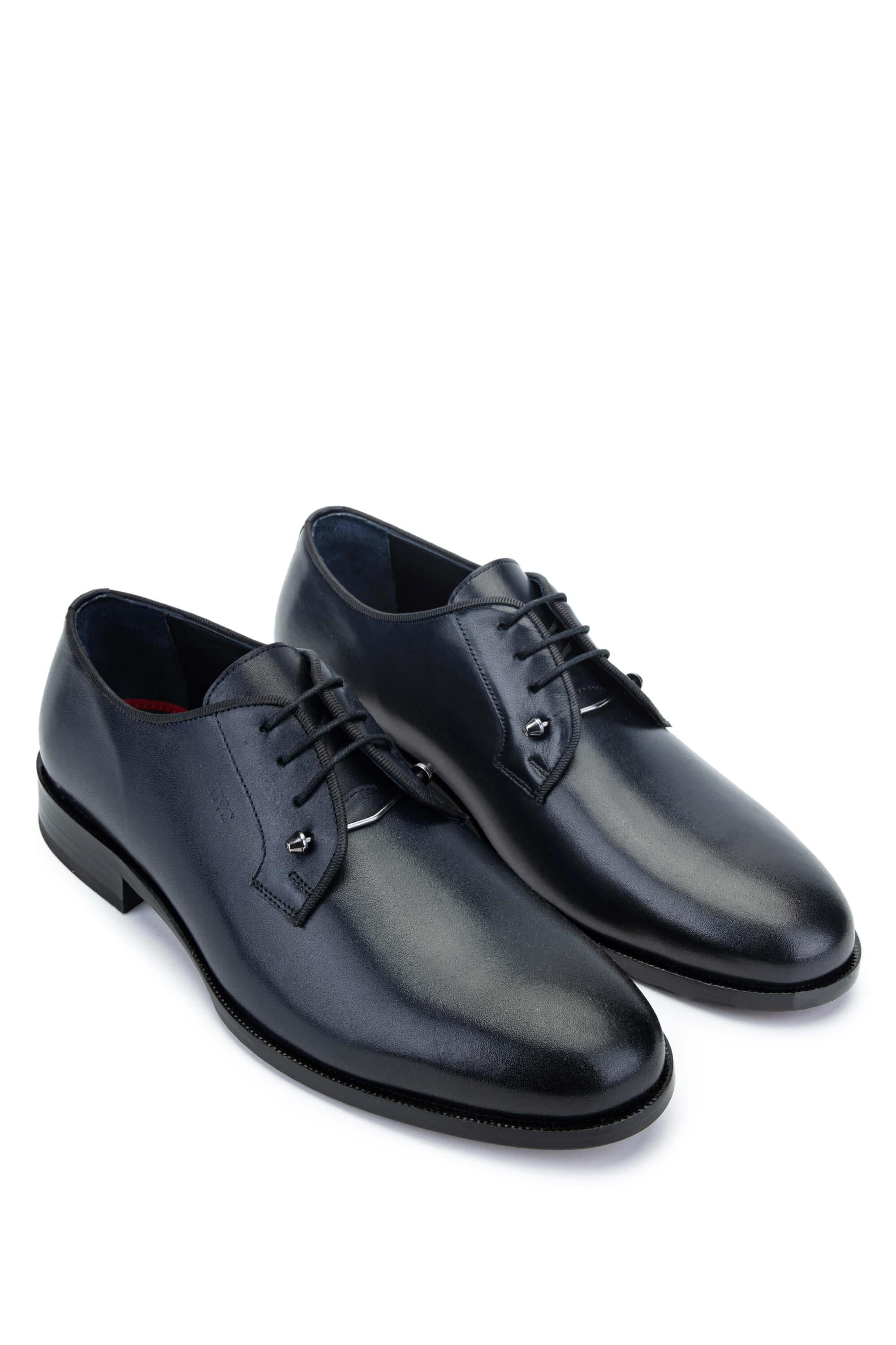 Tamer Tanca Siyah Analin Tamer Tanca Hakiki Deri Erkek Klasik Ayakkabı