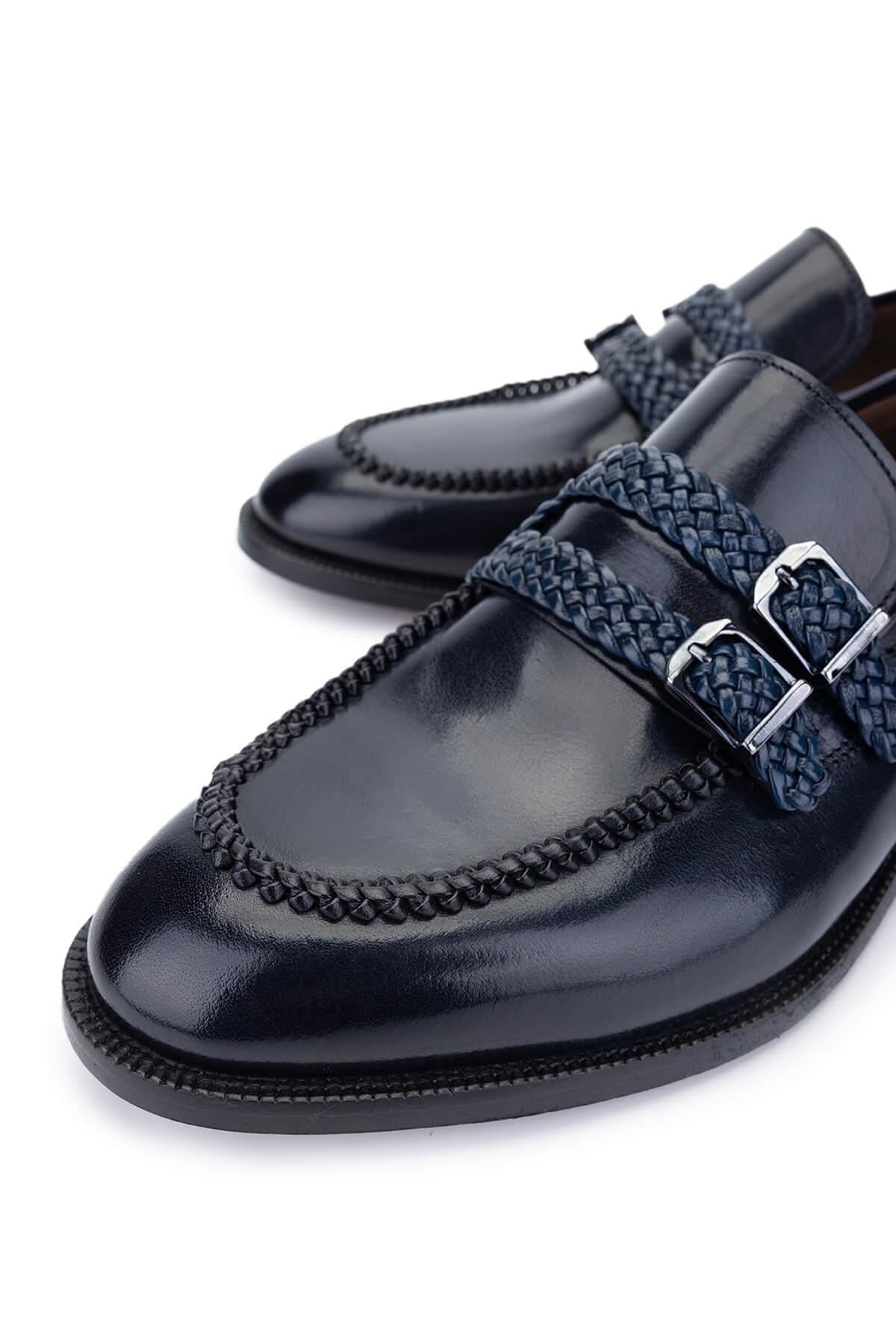 Tamer Tanca Kahverengi Tamer Tanca Hakiki Deri Erkek Klasik Ayakkabı