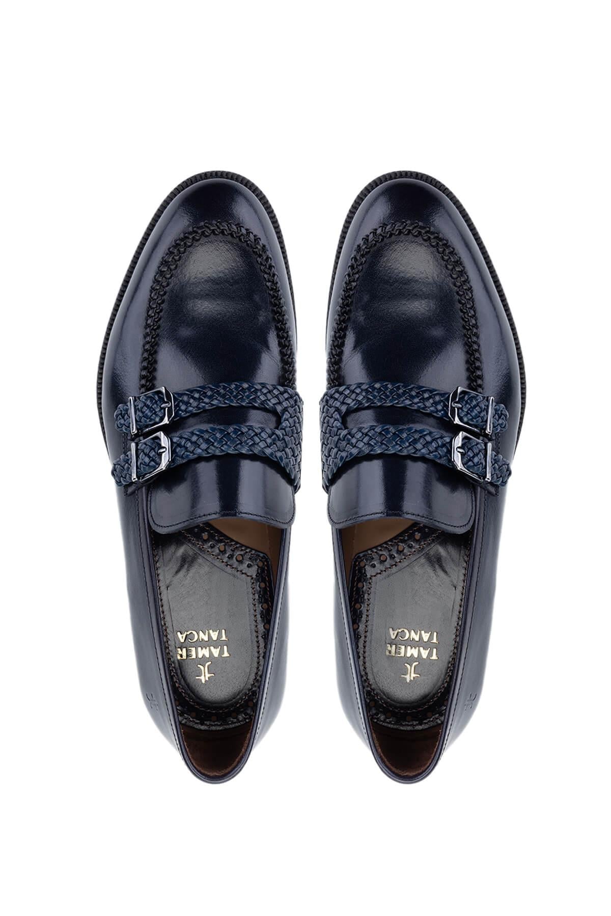 Tamer Tanca Kahverengi Tamer Tanca Hakiki Deri Erkek Klasik Ayakkabı