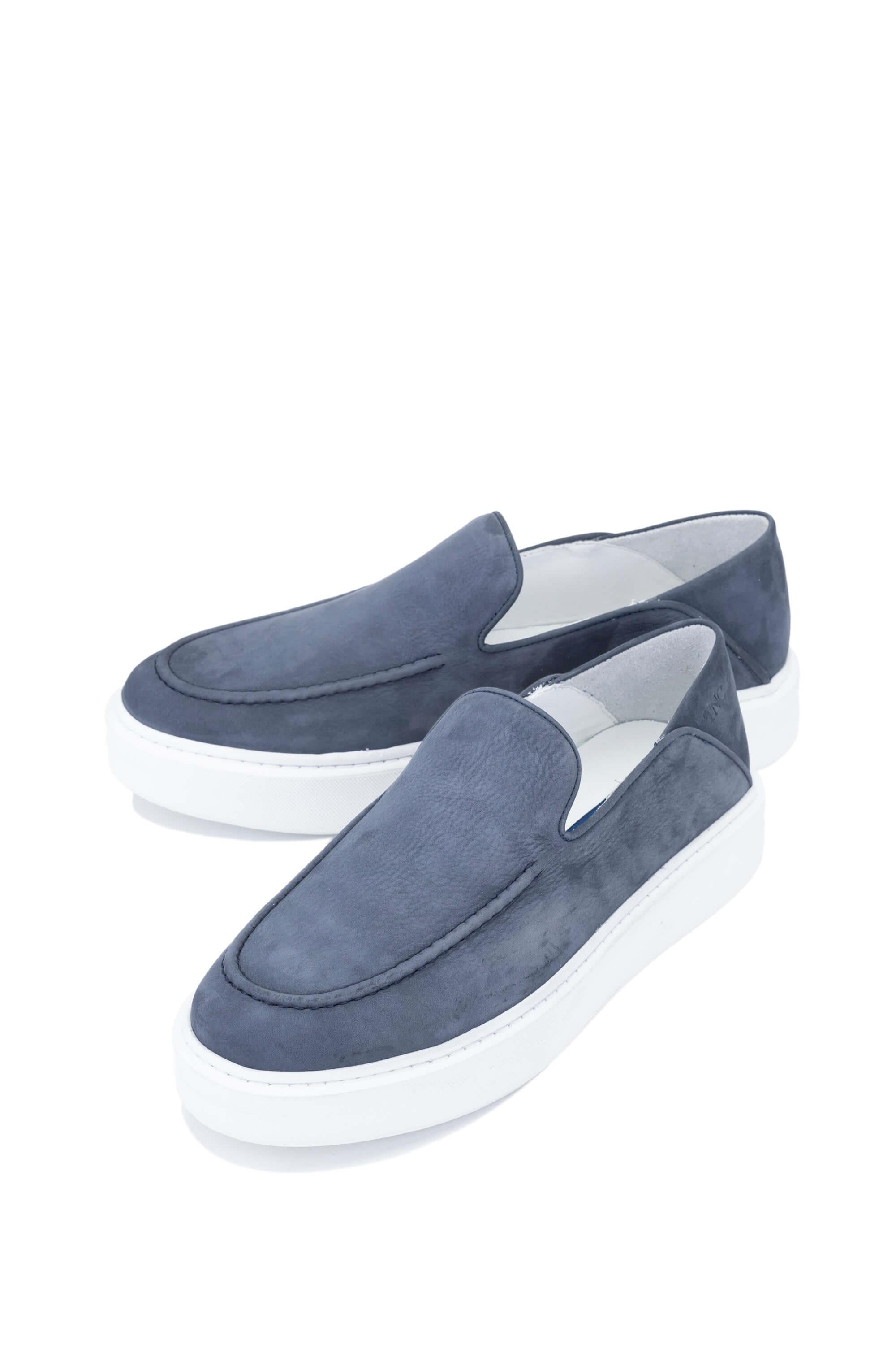 Tamer Tanca Siyah Nubuk Tamer Tanca Hakiki Deri Erkek Loafer Ayakkabı