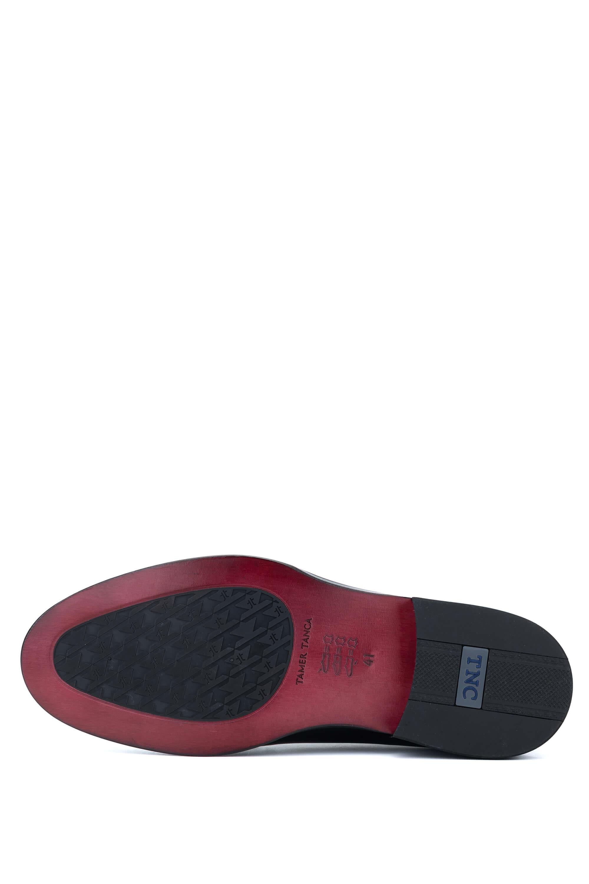 Tamer Tanca Siyah Analin Tamer Tanca Hakiki Deri Erkek Klasik Ayakkabı