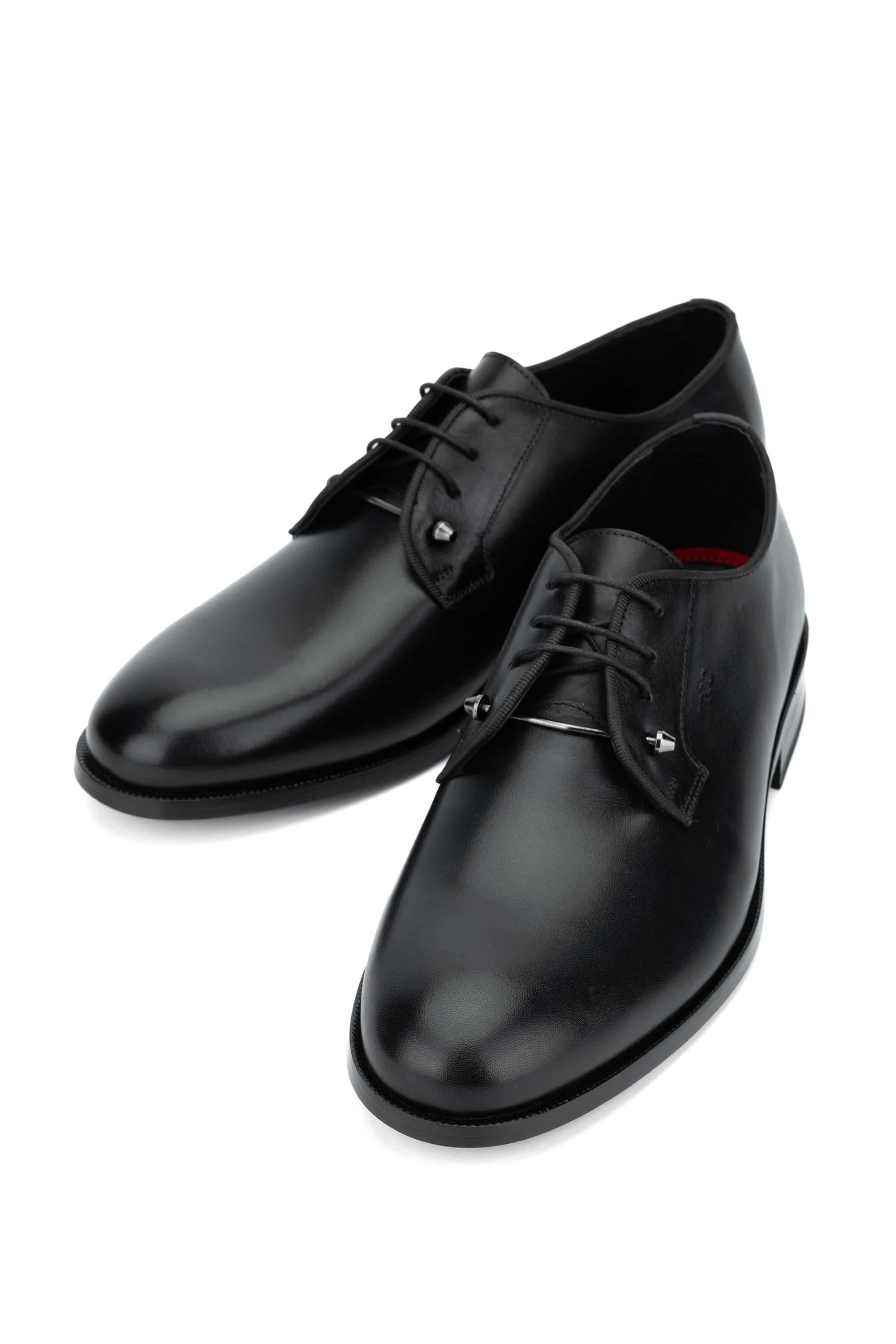 Tamer Tanca Siyah Analin Tamer Tanca Hakiki Deri Erkek Klasik Ayakkabı