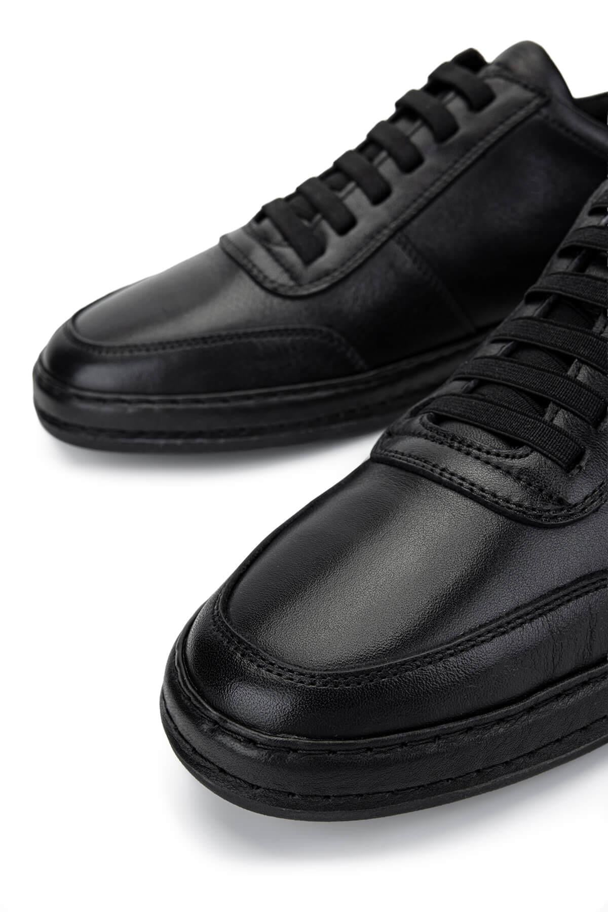 Tamer Tanca Vizon Nubuk Tamer Tanca Hakiki Erkek Deri Sneakers Spor Ayakkabı