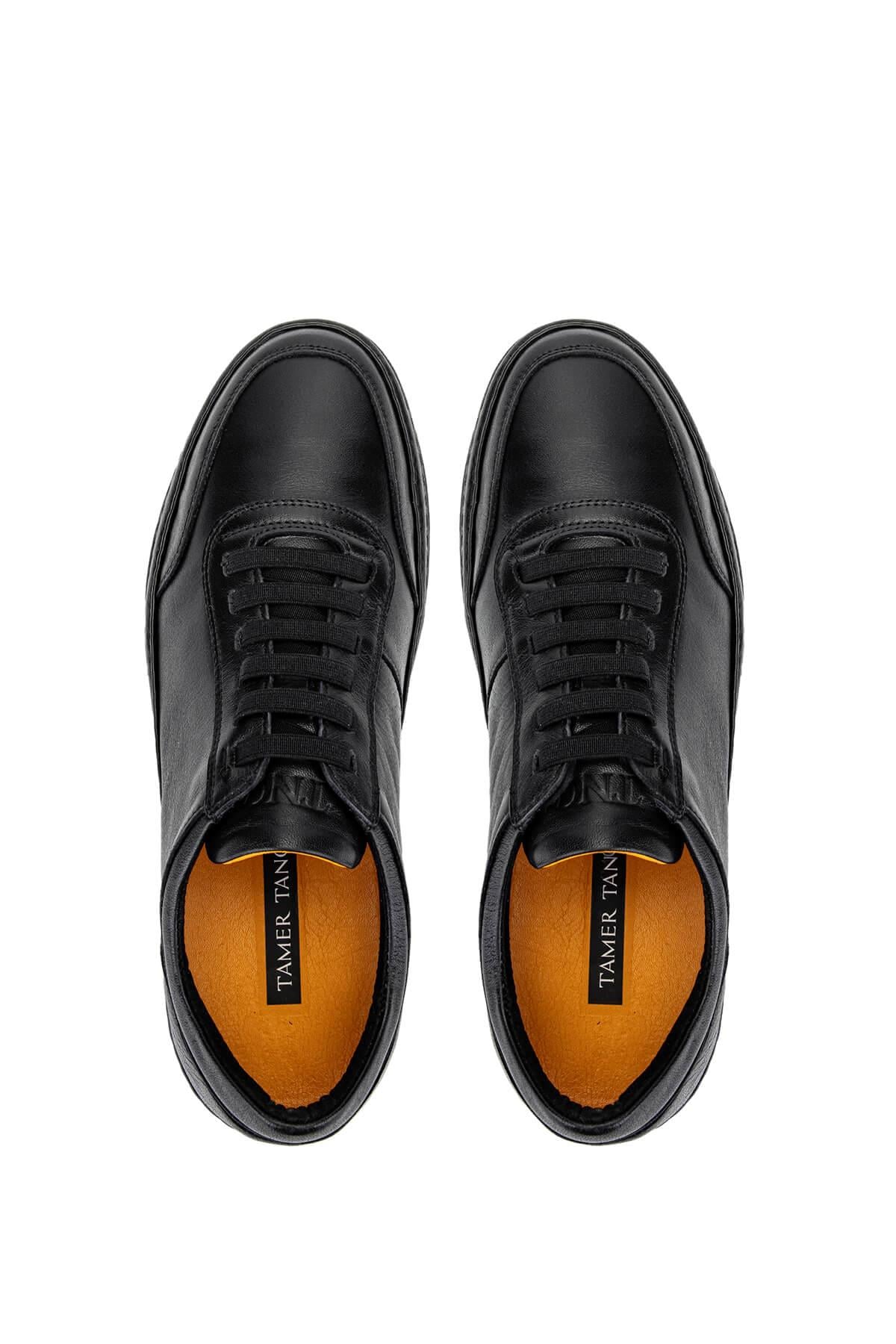 Tamer Tanca Vizon Nubuk Tamer Tanca Hakiki Erkek Deri Sneakers Spor Ayakkabı