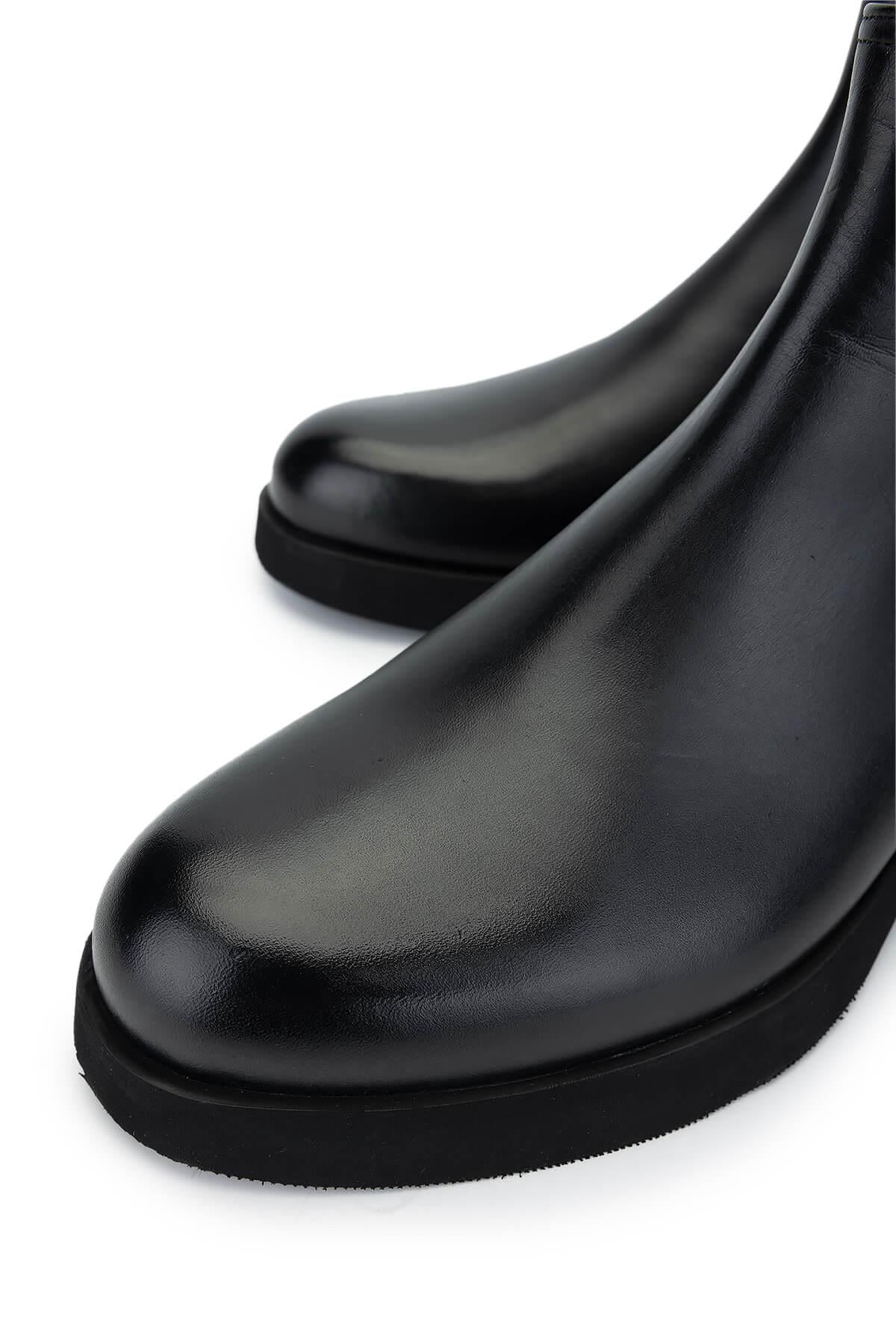 Tamer Tanca Gri Tamer Tanca Hakiki Erkek Deri Casual Bot