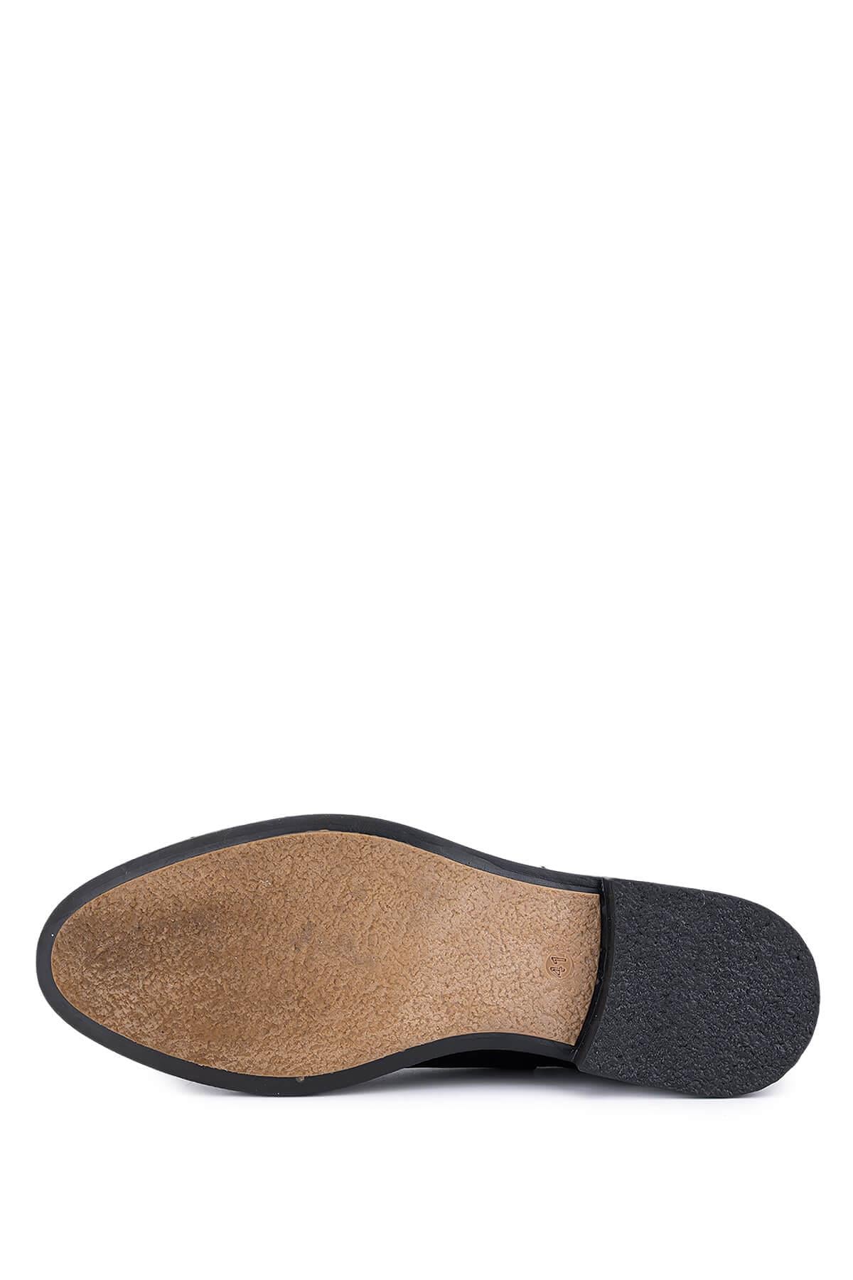 Tamer Tanca Siyah Nubuk Tamer Tanca Hakiki Deri Erkek Casual Bot