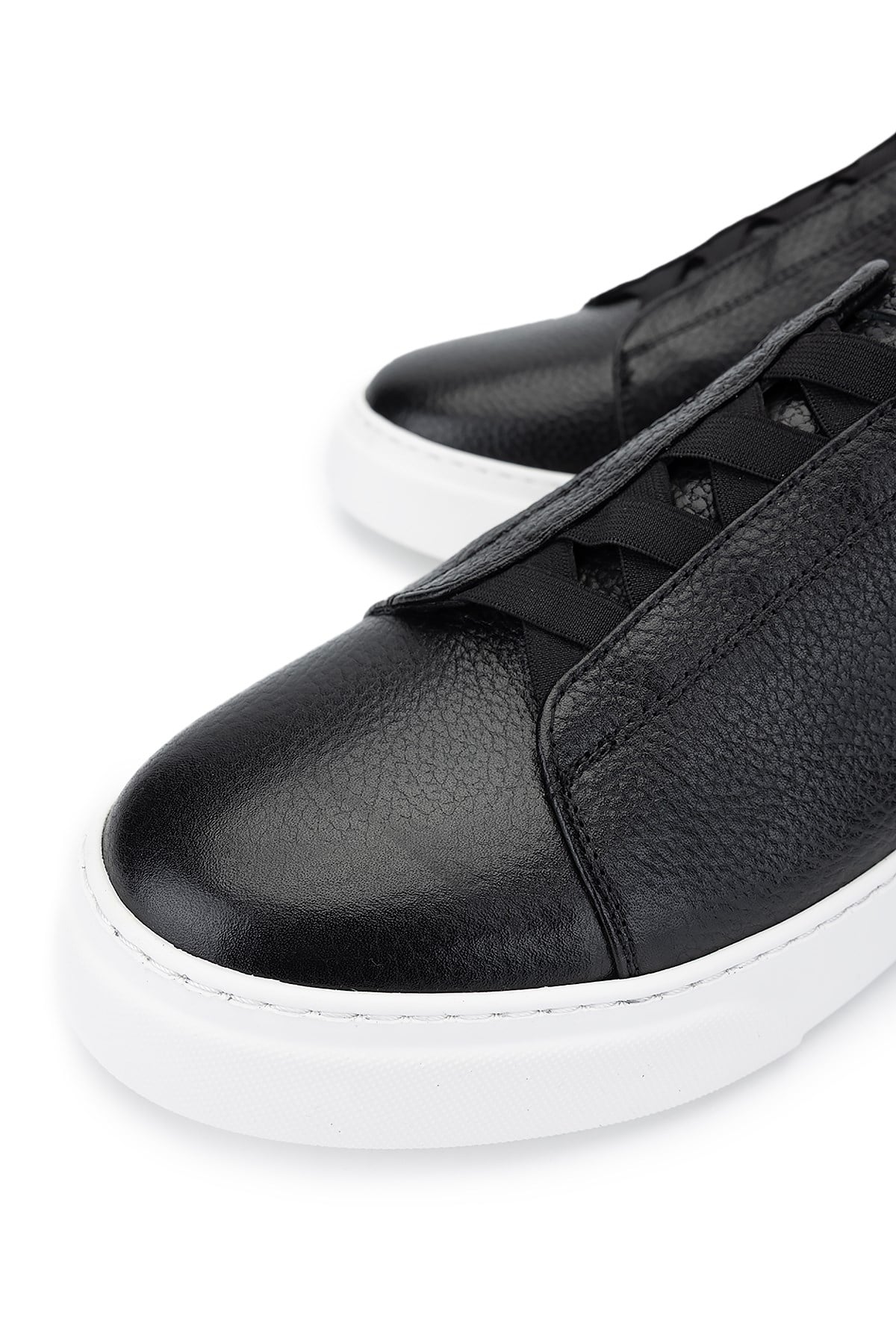 Tamer Tanca Bej Floter Tamer Tanca Hakiki Deri Erkek Sneakers Spor Ayakkabı