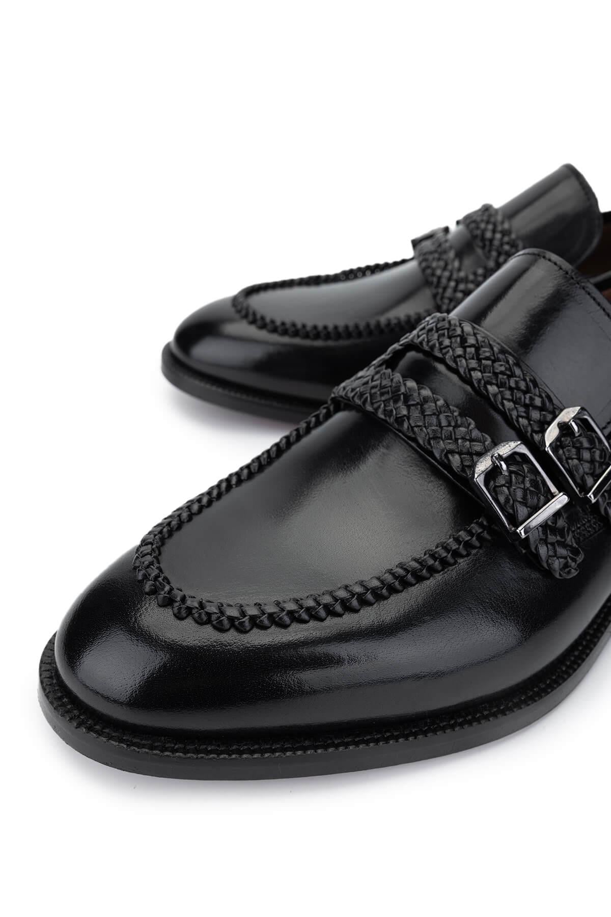 Tamer Tanca Kahverengi Tamer Tanca Hakiki Deri Erkek Klasik Ayakkabı