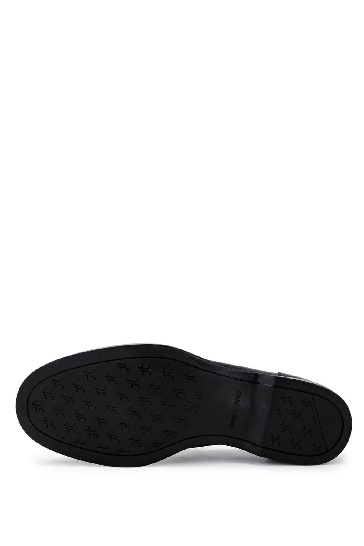 Tamer Tanca Lacivert Tamer Tanca Hakiki Erkek Deri Loafer Ayakkabı