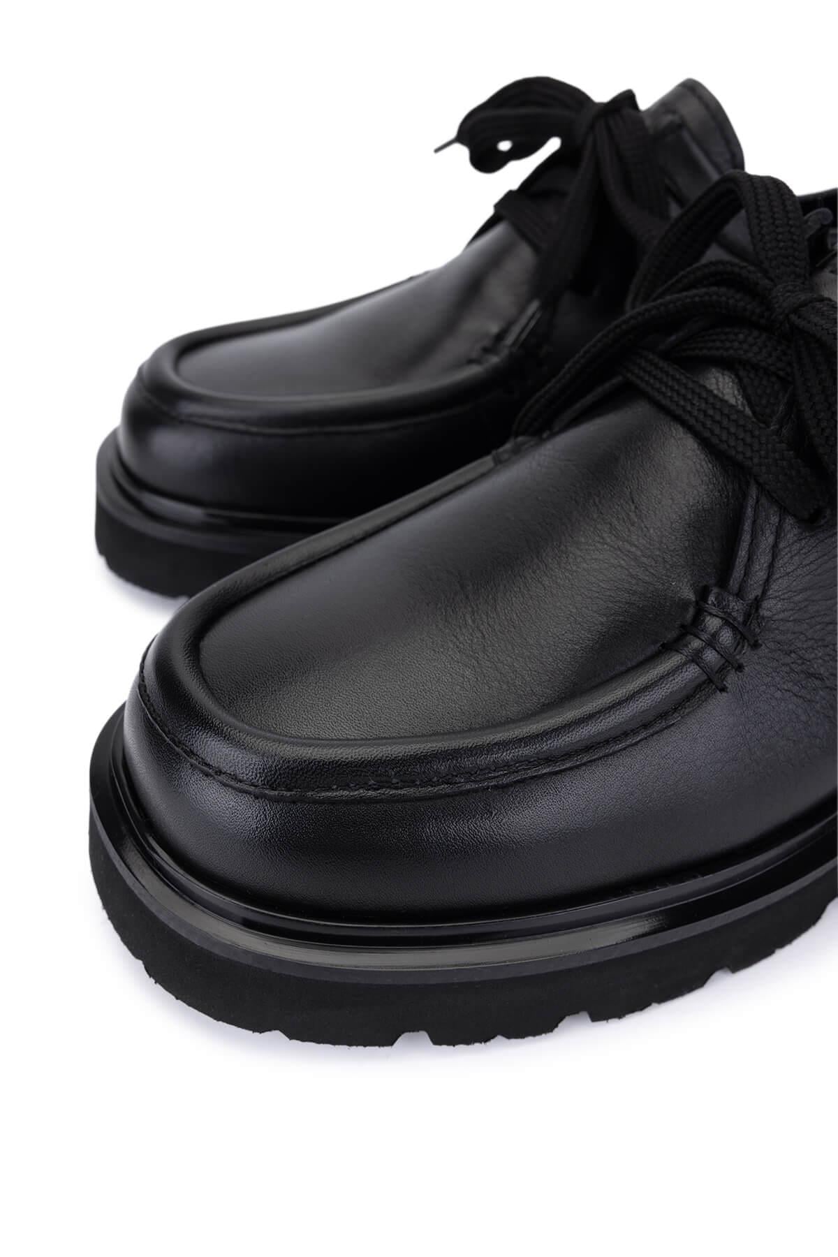 Tamer Tanca Siyah Tamer Tanca Hakiki Deri Erkek Ayakkabı