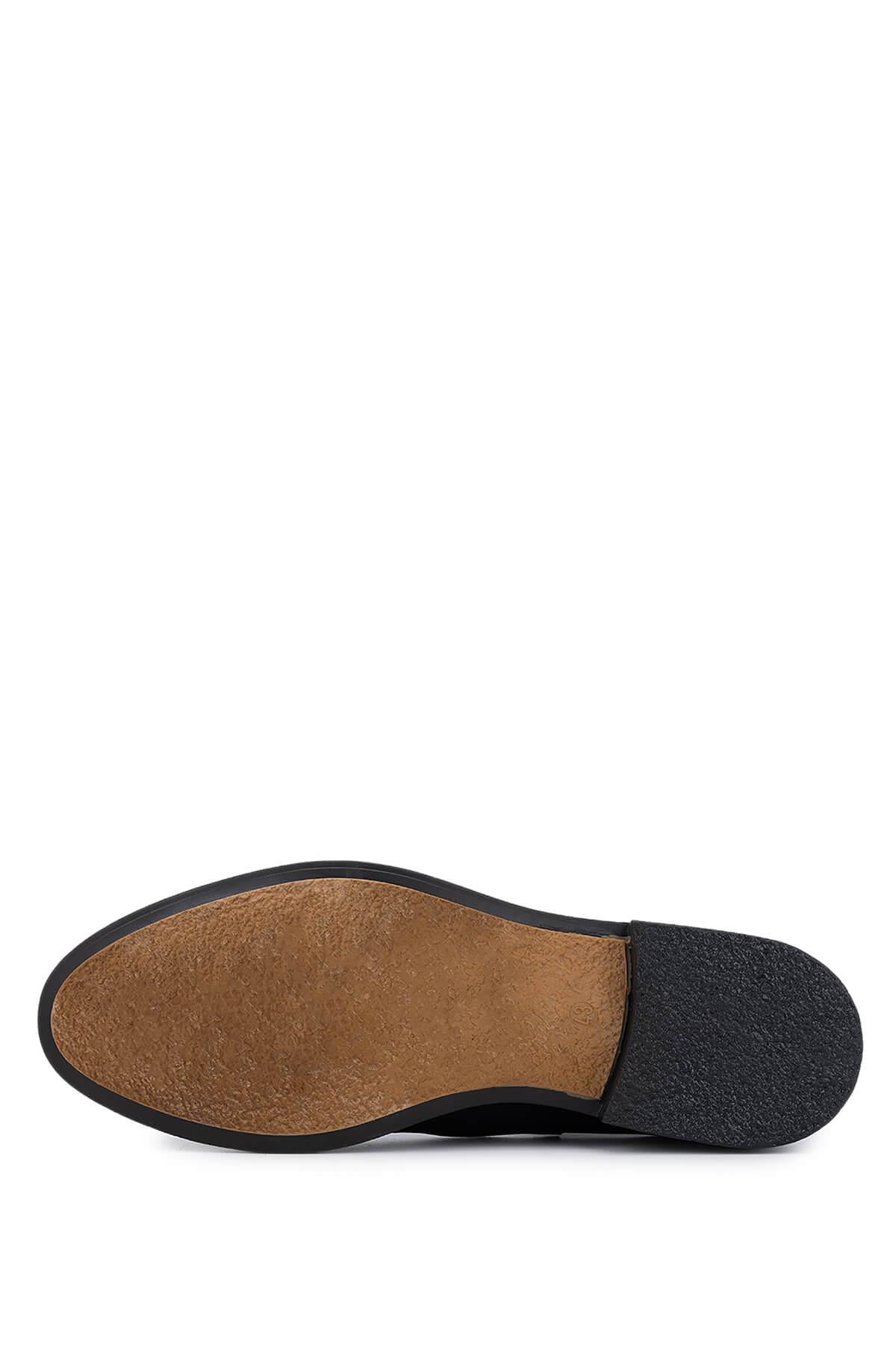 Tamer Tanca Siyah Nubuk Tamer Tanca Hakiki Deri Erkek Casual Bot