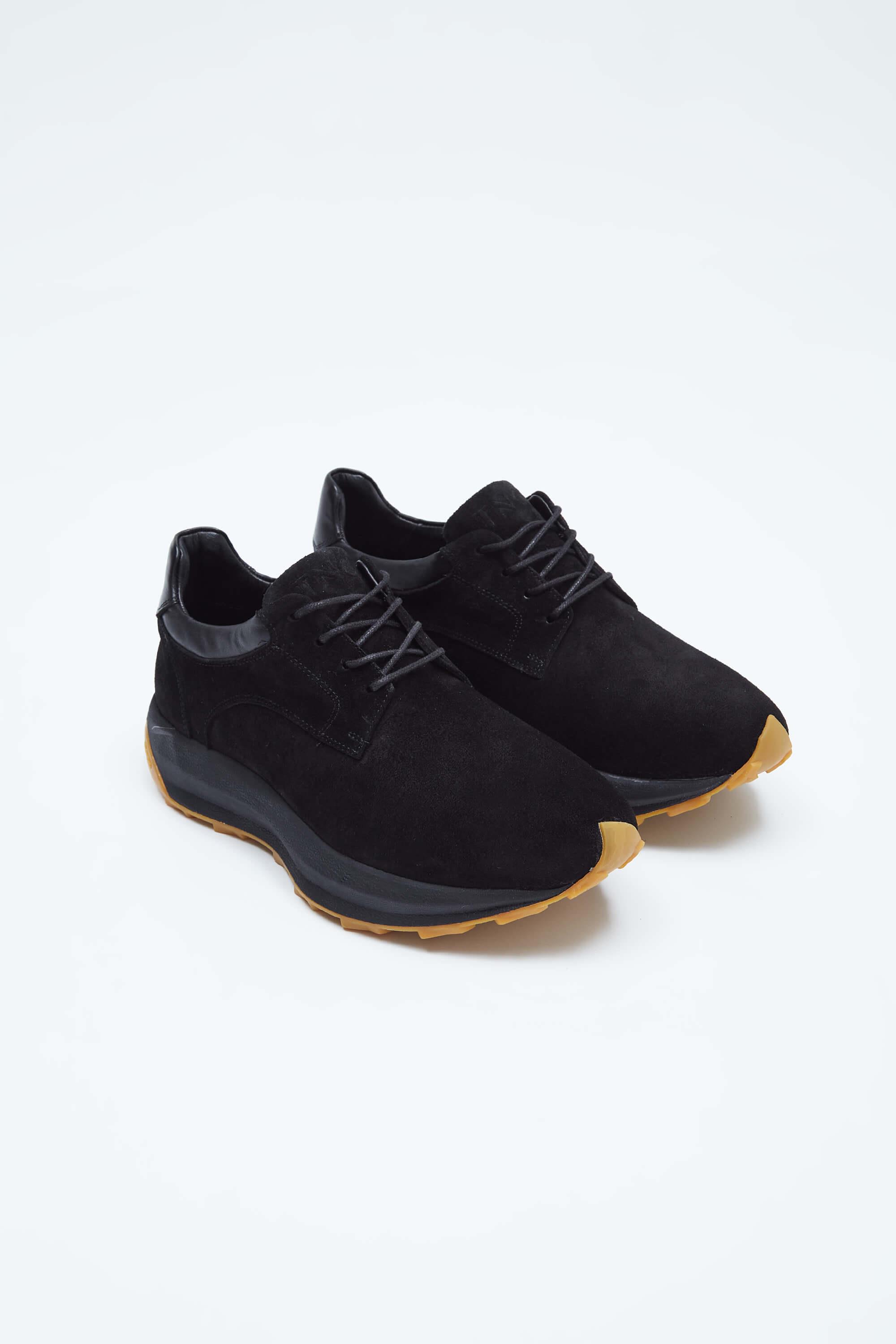 Tamer Tanca Lacivert Tamer Tanca Hakiki Erkek Deri Sneakers Spor Ayakkabı