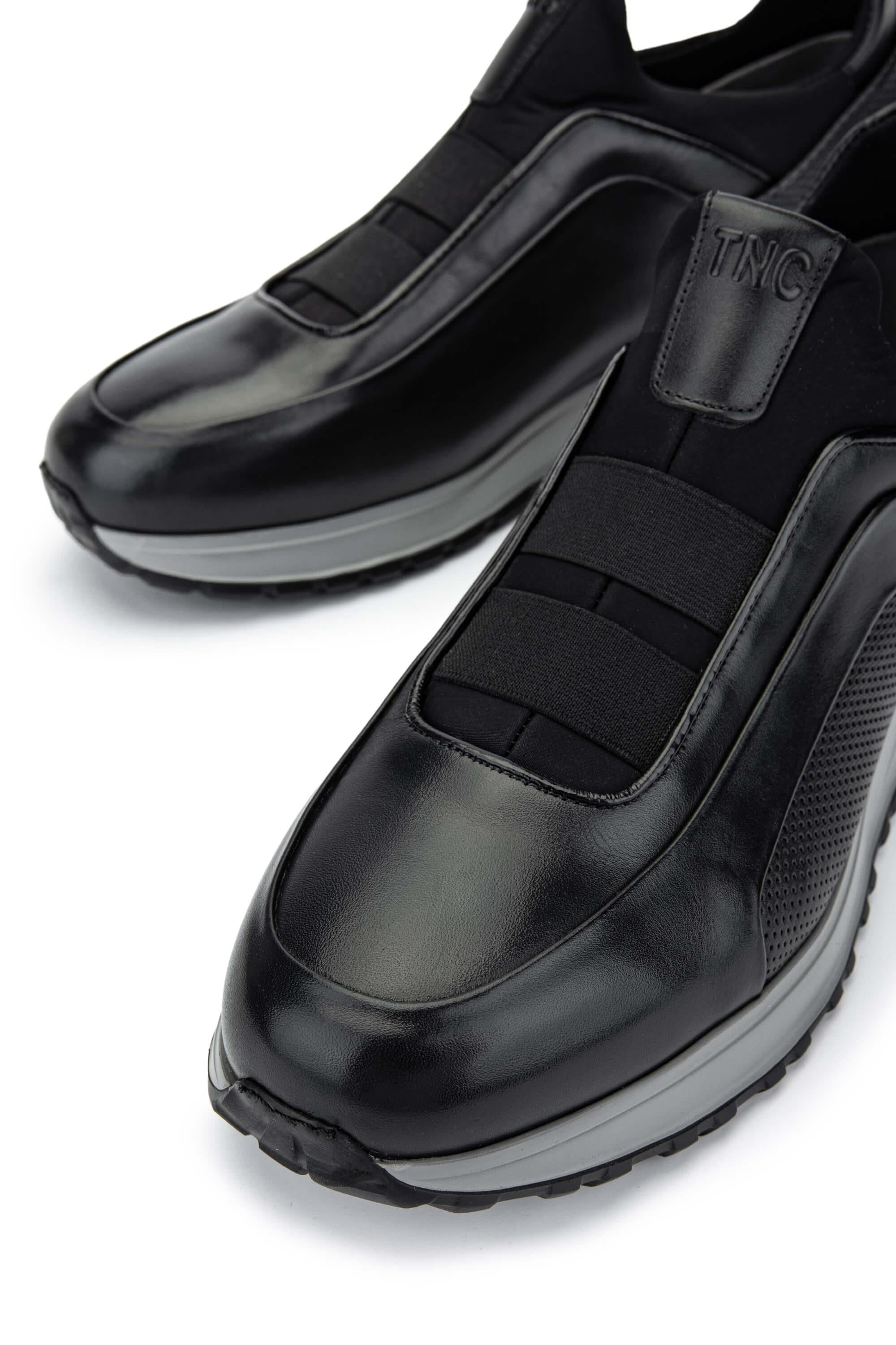 Tamer Tanca Beyaz Tamer Tanca Hakiki Erkek Deri Sneakers Spor Ayakkabı