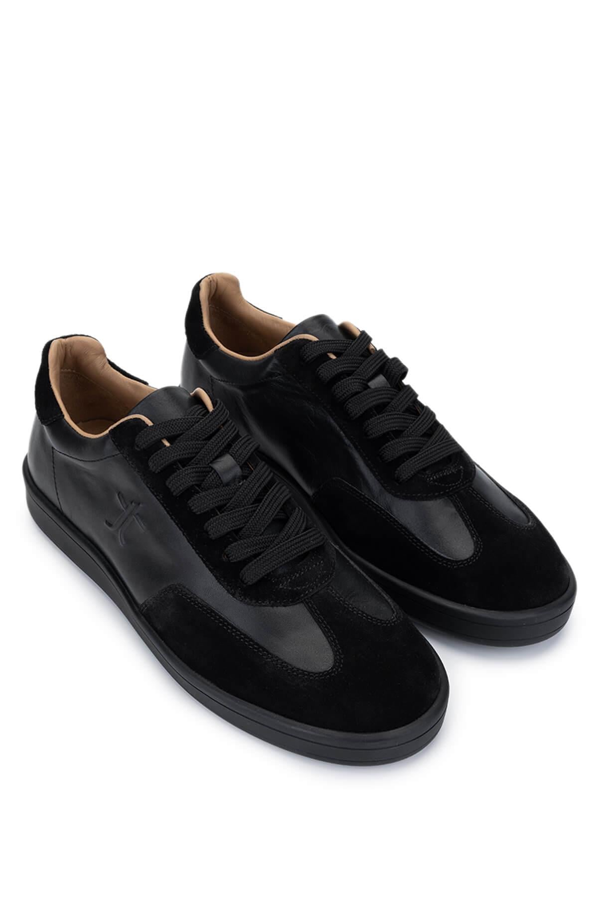 Tamer Tanca Vizon Tamer Tanca Hakiki Erkek Deri Sneakers Spor Ayakkabı