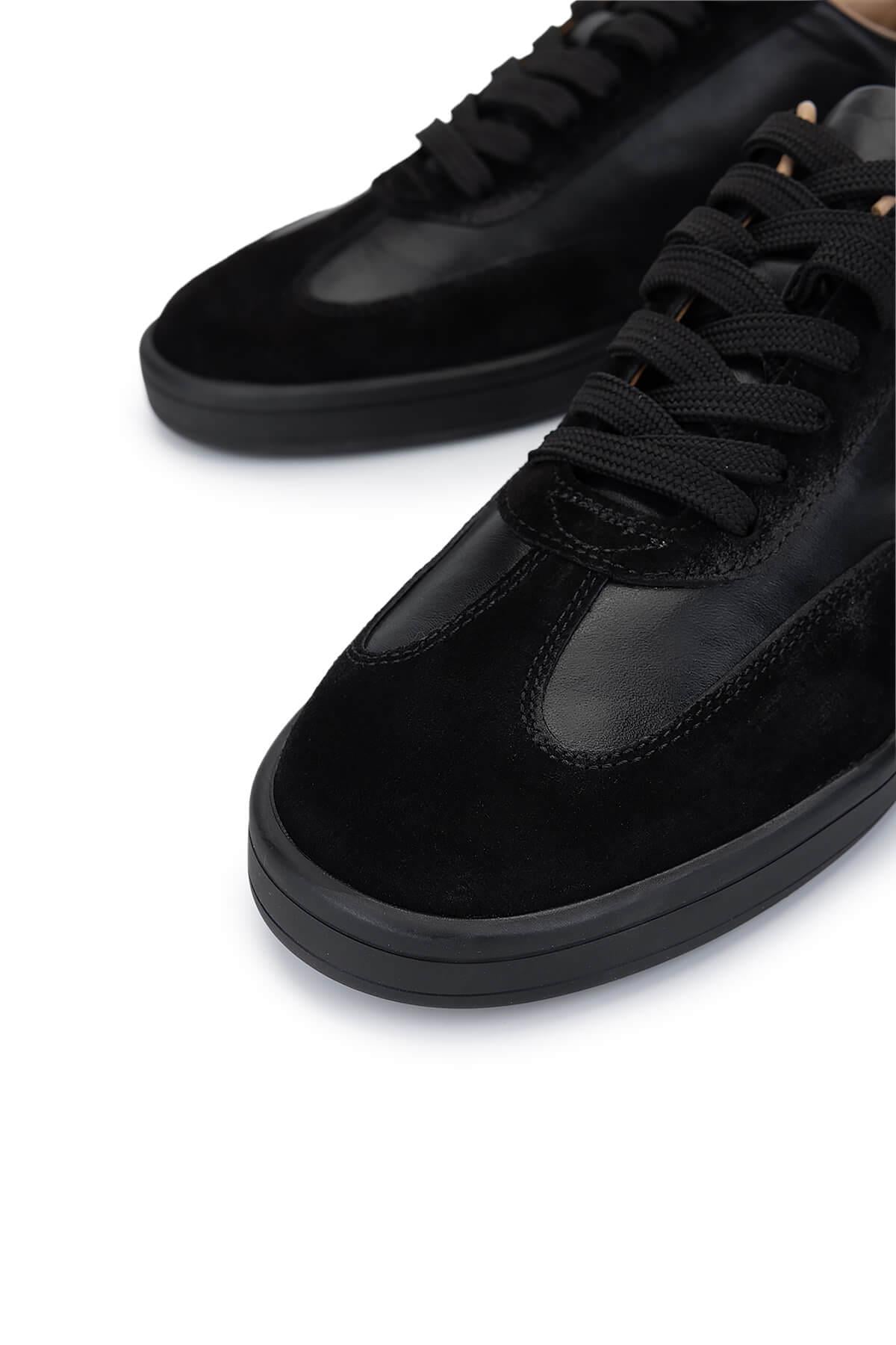 Tamer Tanca Vizon Tamer Tanca Hakiki Erkek Deri Sneakers Spor Ayakkabı